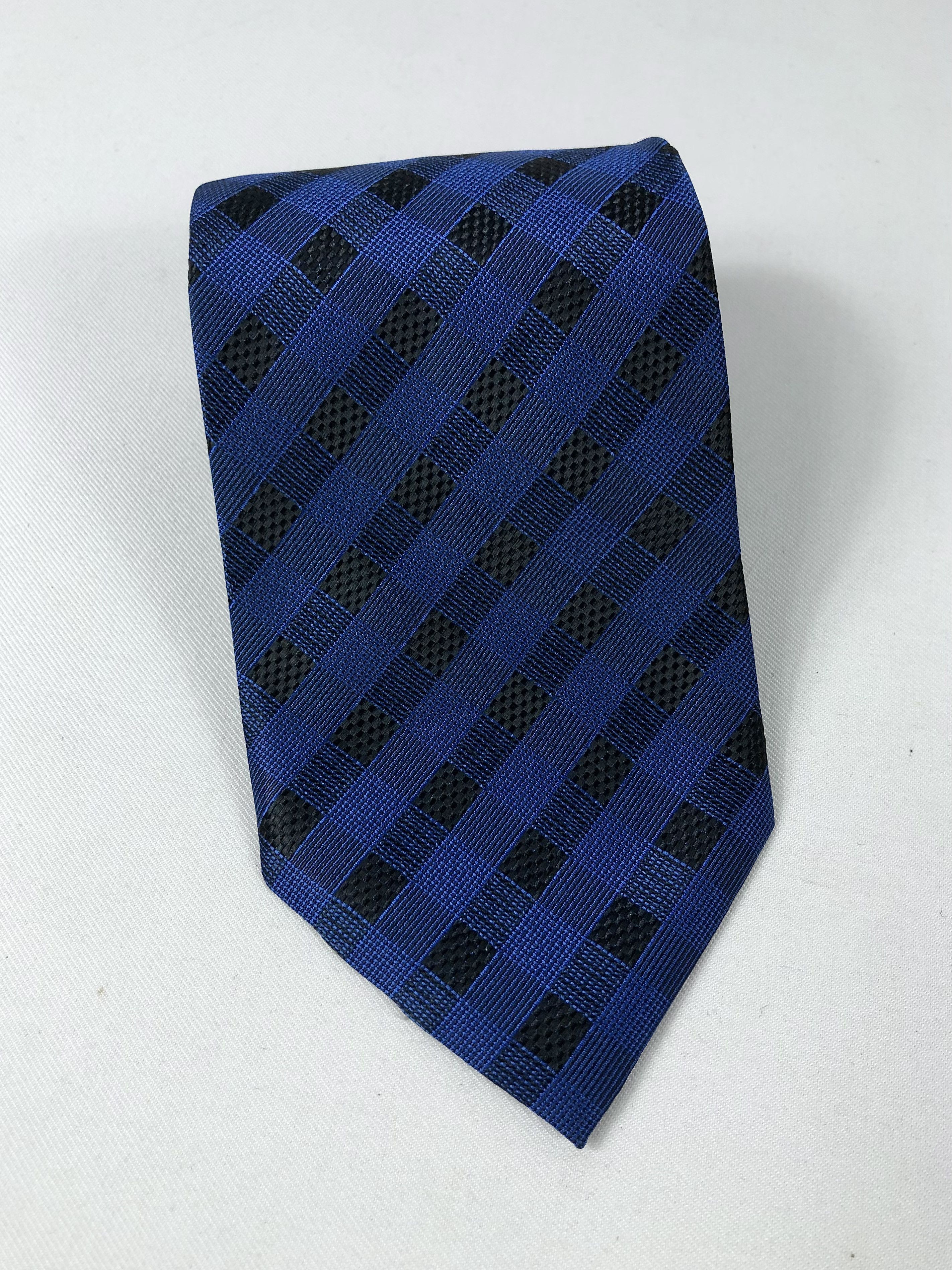 Giorgio Armani Giorgio Armani Cravatte Checkered Silk Tie Made in Italy Size ONE SIZE - 1 Thumbnail