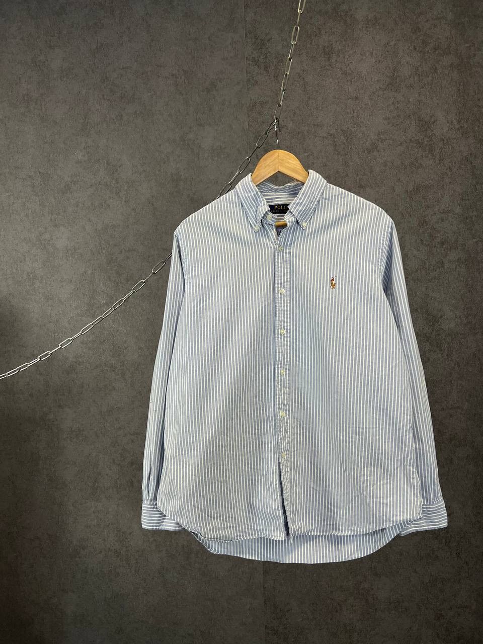 Polo Ralph Lauren Polo Ralph Lauren designer striped logo shirt Size US L / EU 52-54 / 3 - 1 Thumbnail