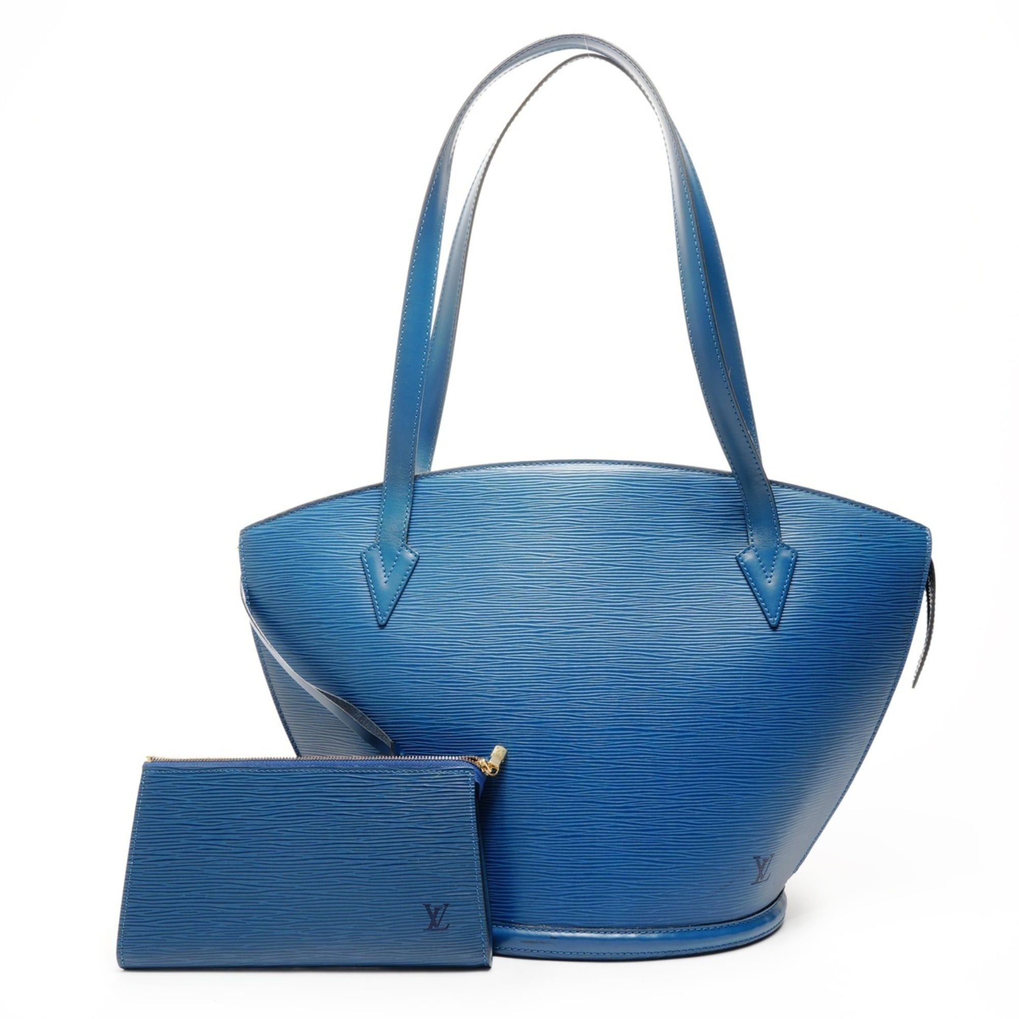 Louis Vuitton Louis Vuitton 1995 Epi Saint-Jacques Shopping Shoulder Bag, Blue Size ONE SIZE - 1 Thumbnail