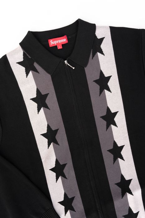 Supreme stars zip up sweater polo new arrivals