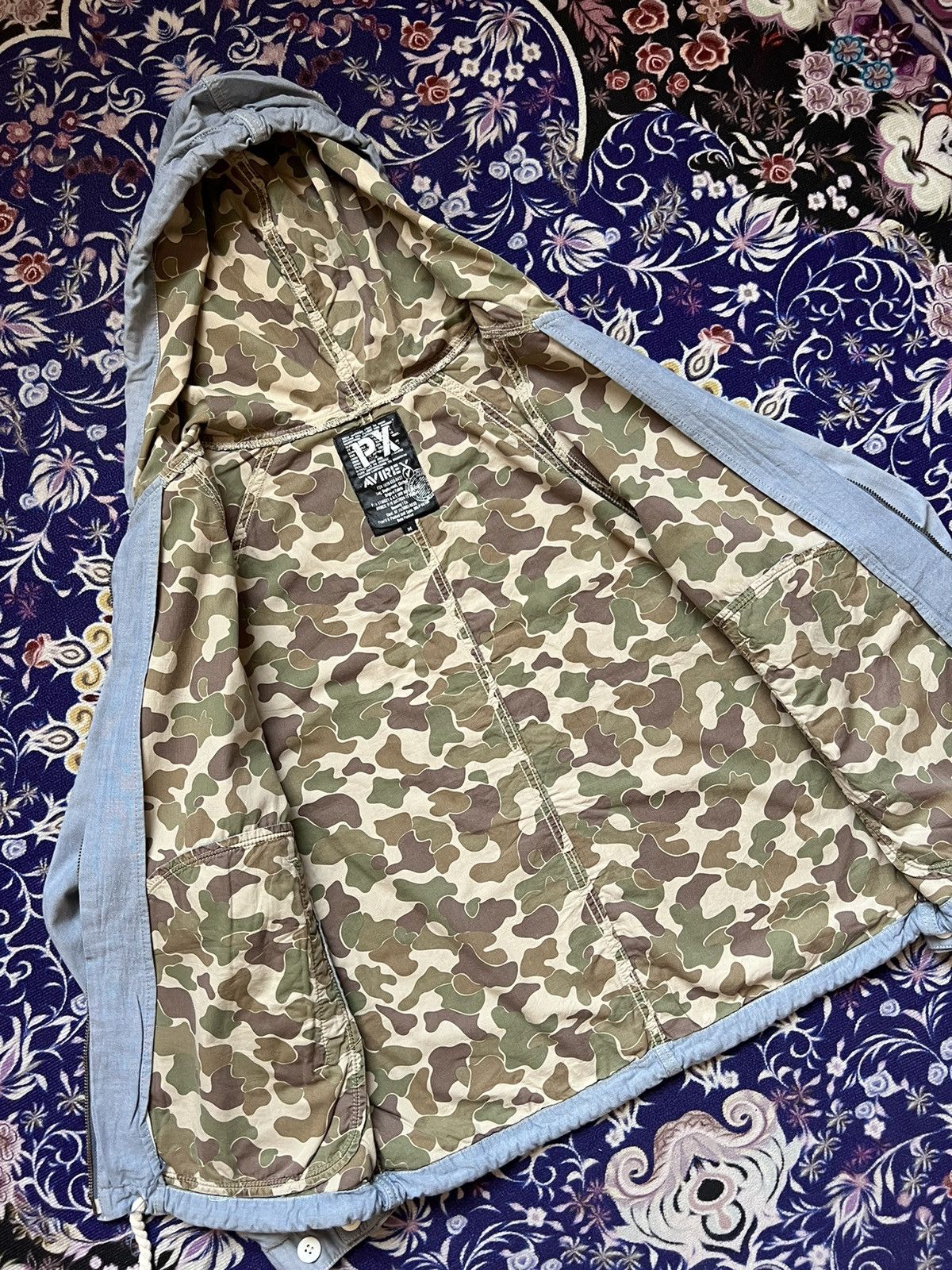 Avirex Camouflaged Avirex USMC Military Vintage Hooded Jacket Size US M / EU 48-50 / 2 - 11 Thumbnail