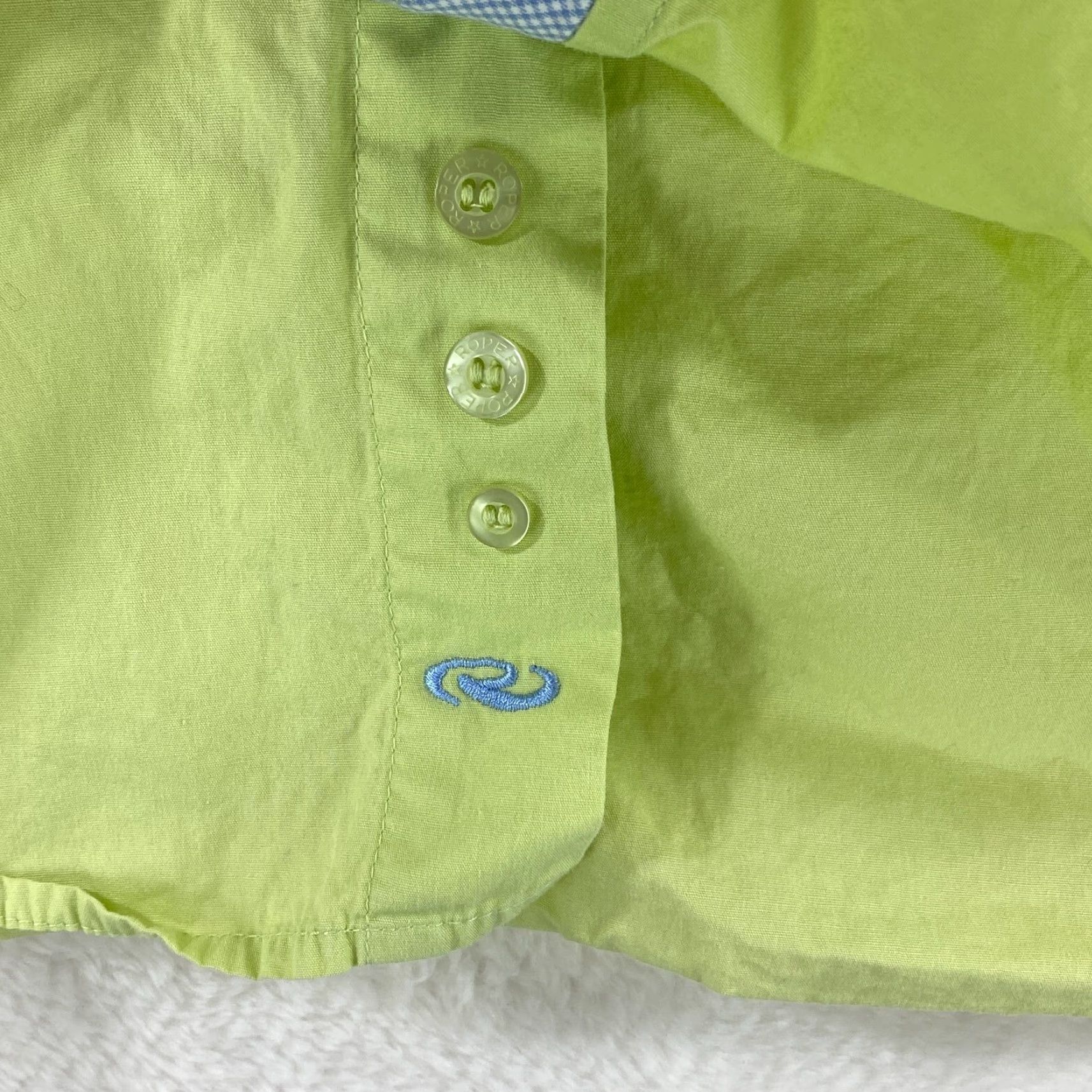 Roper VINTAGE Roper Cowboy Western Workwear Button Up Lime Green Shirt Long Sleeve Mens XL Size US XL / EU 56 / 4 - 5 Thumbnail