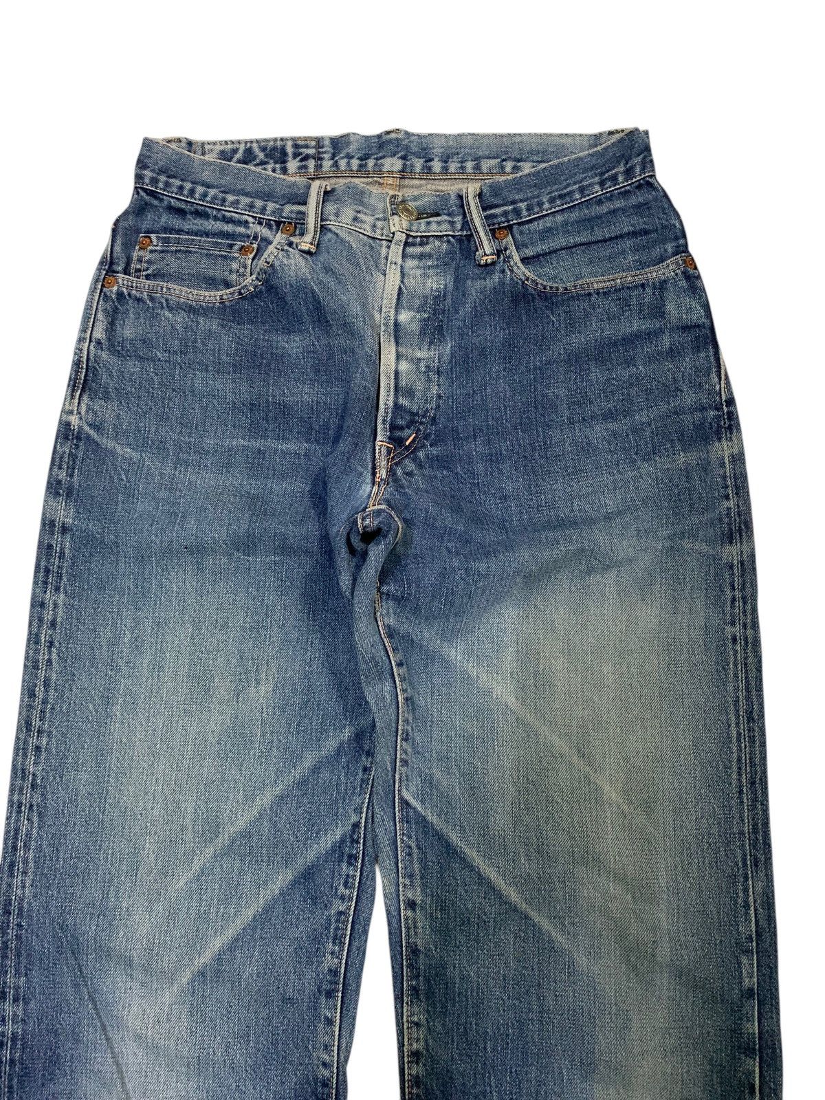 Kapital HR MARKET SELVEDGE BUTTON FLY JAPANESE DISTRESSED DENIM Size US 30 / EU 46 - 6 Thumbnail