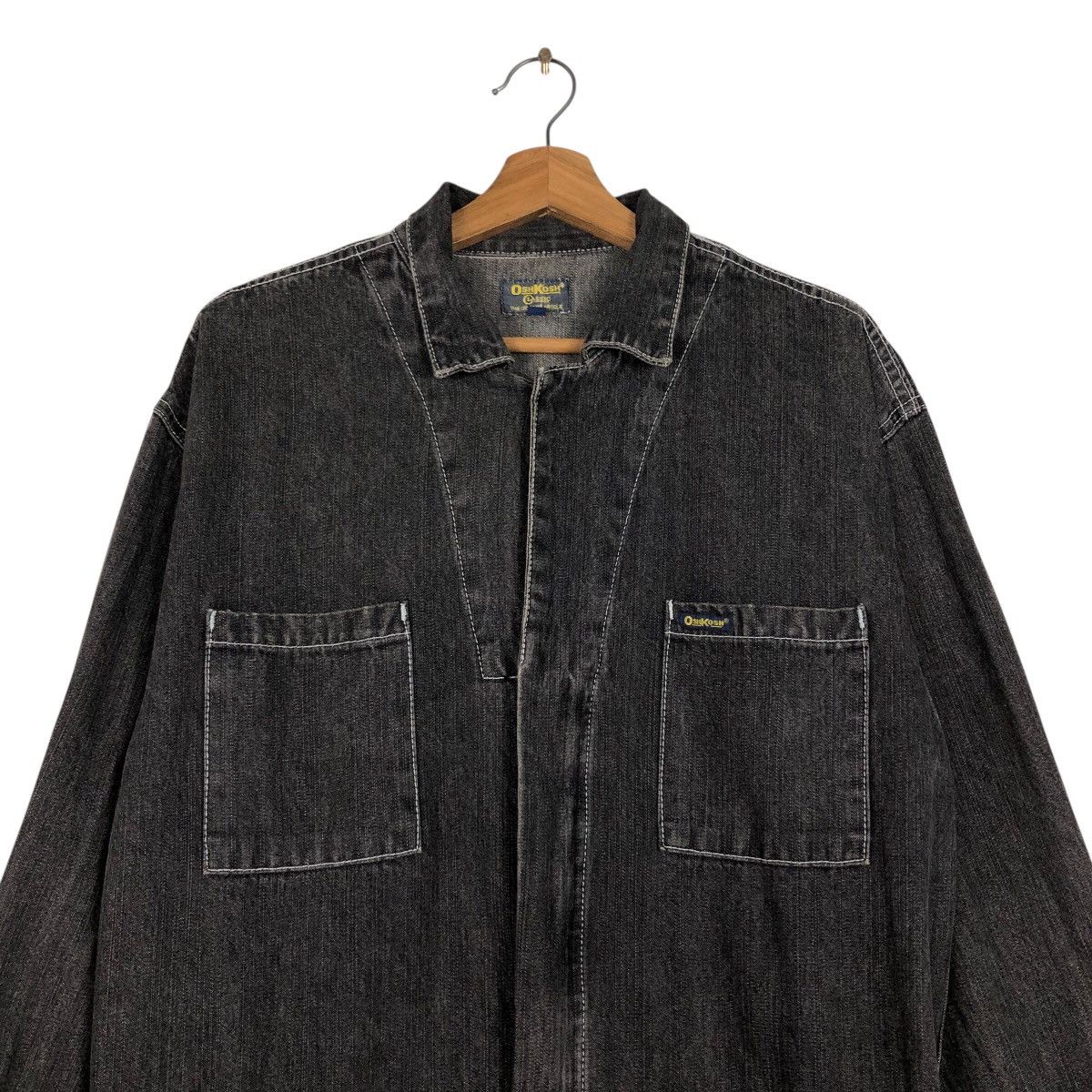 Oshkosh 📌Vintage Coverall Worker Denim Oshkosh Indigo Union Made Size US 38 / EU 54 - 4 Thumbnail