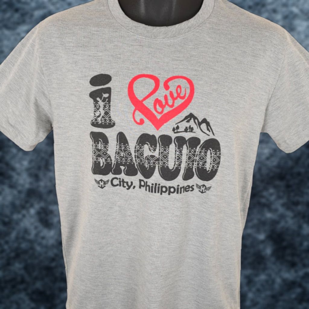 Vintage DONE I Love Baguio City T Shirt Mens Medium Gray Philippines Travel Destination Shirts Size US M / EU 48-50 / 2 - 1 Thumbnail