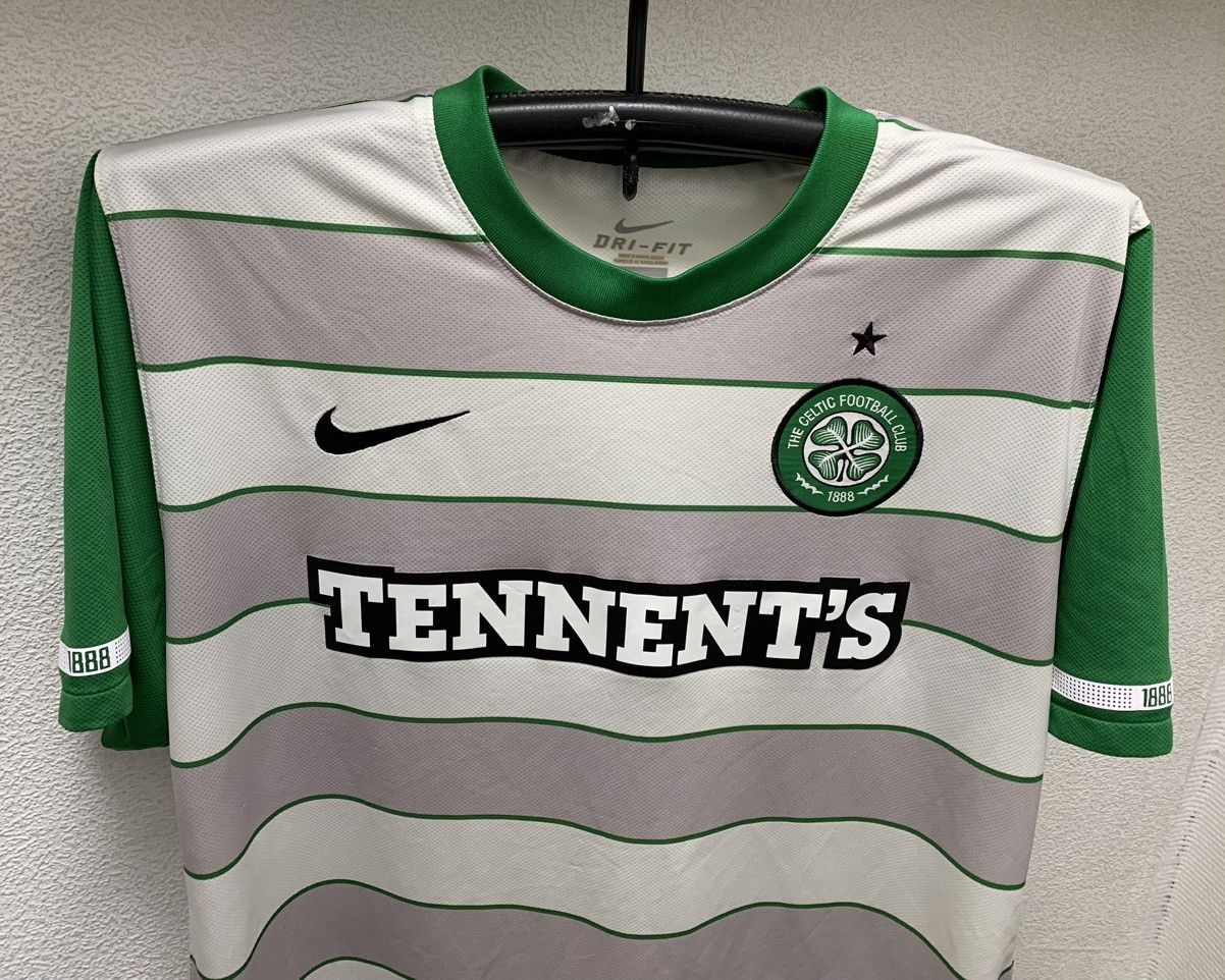 Nike Celtic football club soccer jersey Xl size tennents Size US XL / EU 56 / 4 - 5 Thumbnail