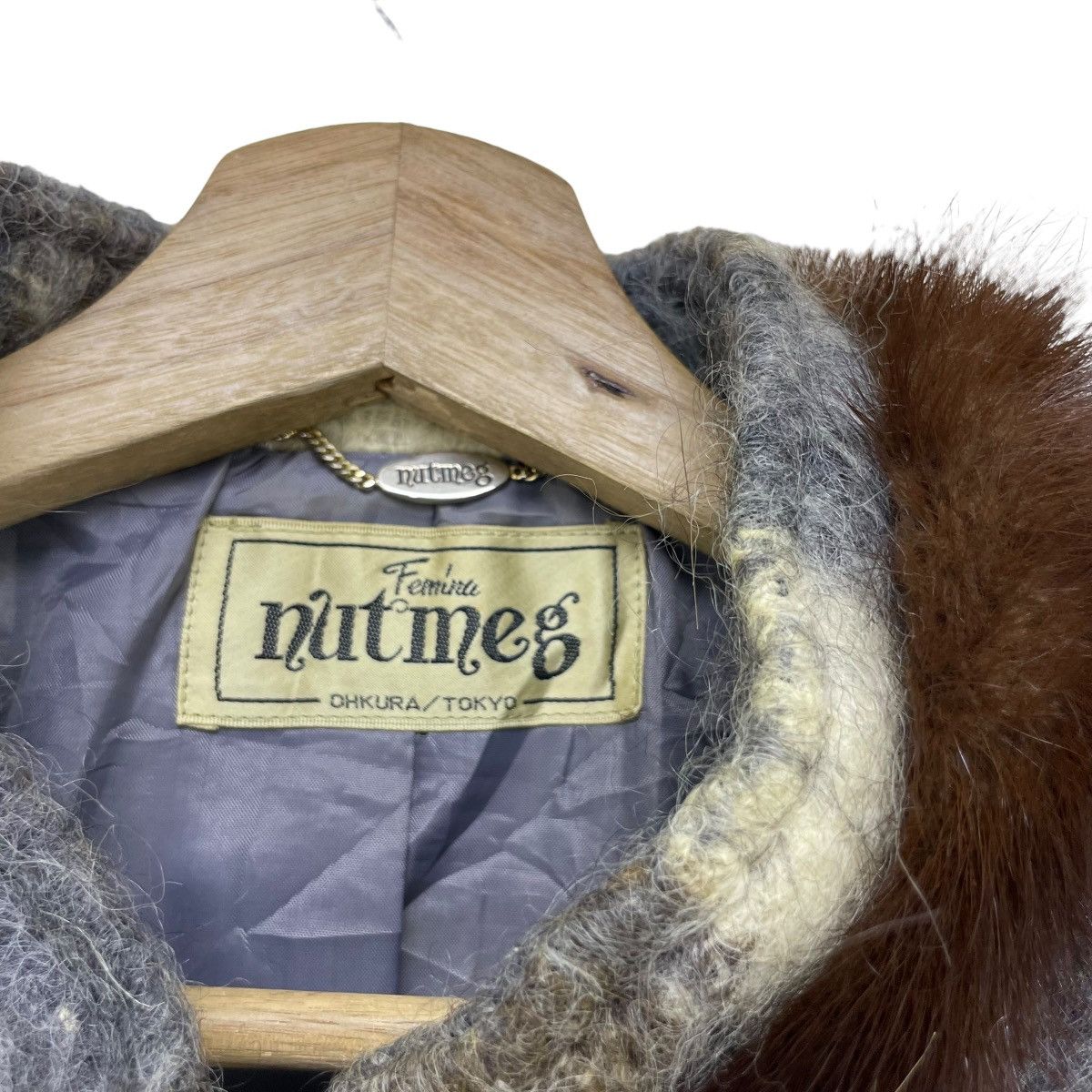 Japanese Brand × Nutmeg Japanese Brand Nutmeg Mohair Jacket Size M / US 6-8 / IT 42-44 - 4 Thumbnail