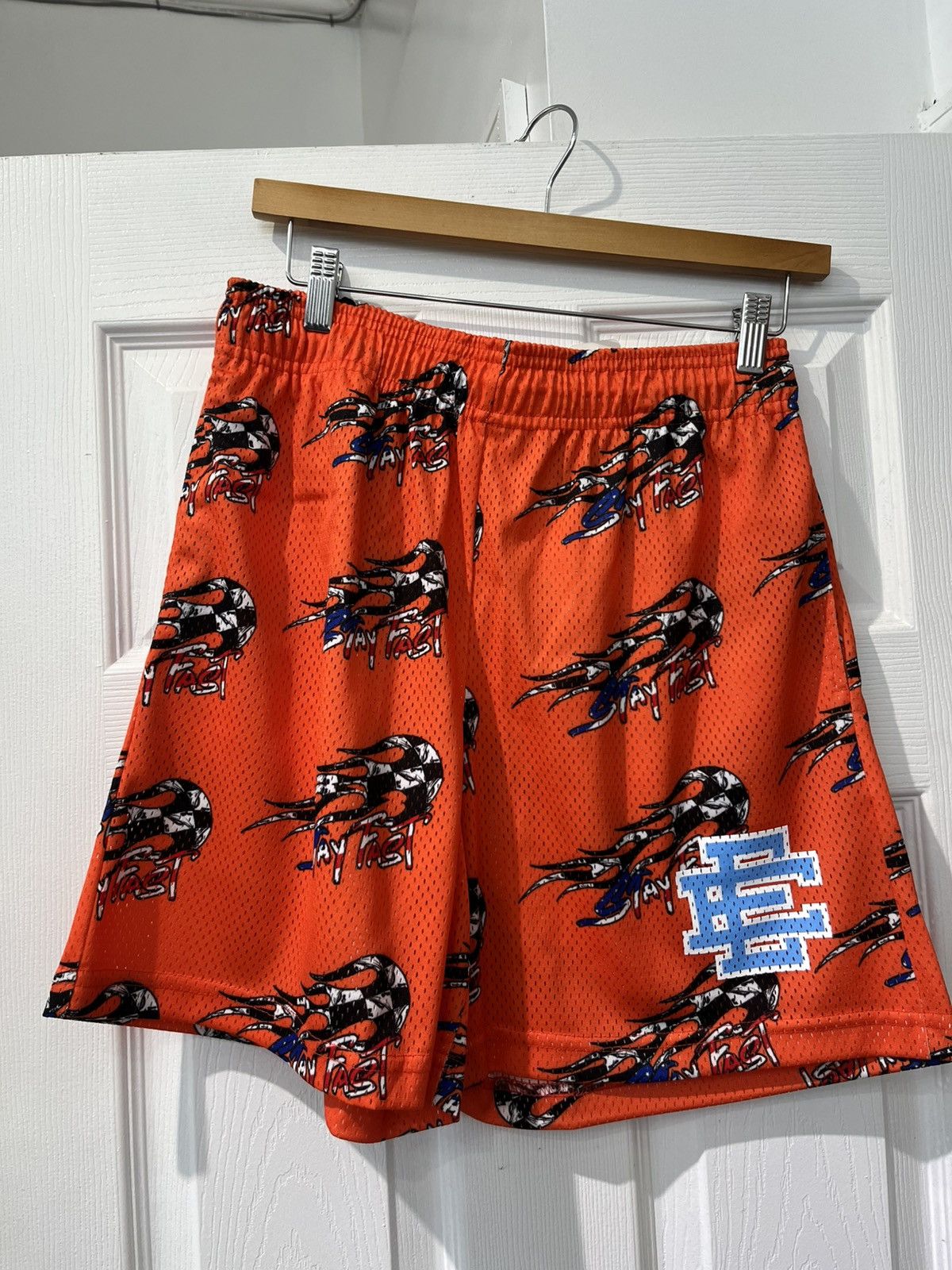 Eric Emanuel Eric Emanuel Matty Boy Blue Stay Fast Shorts Large