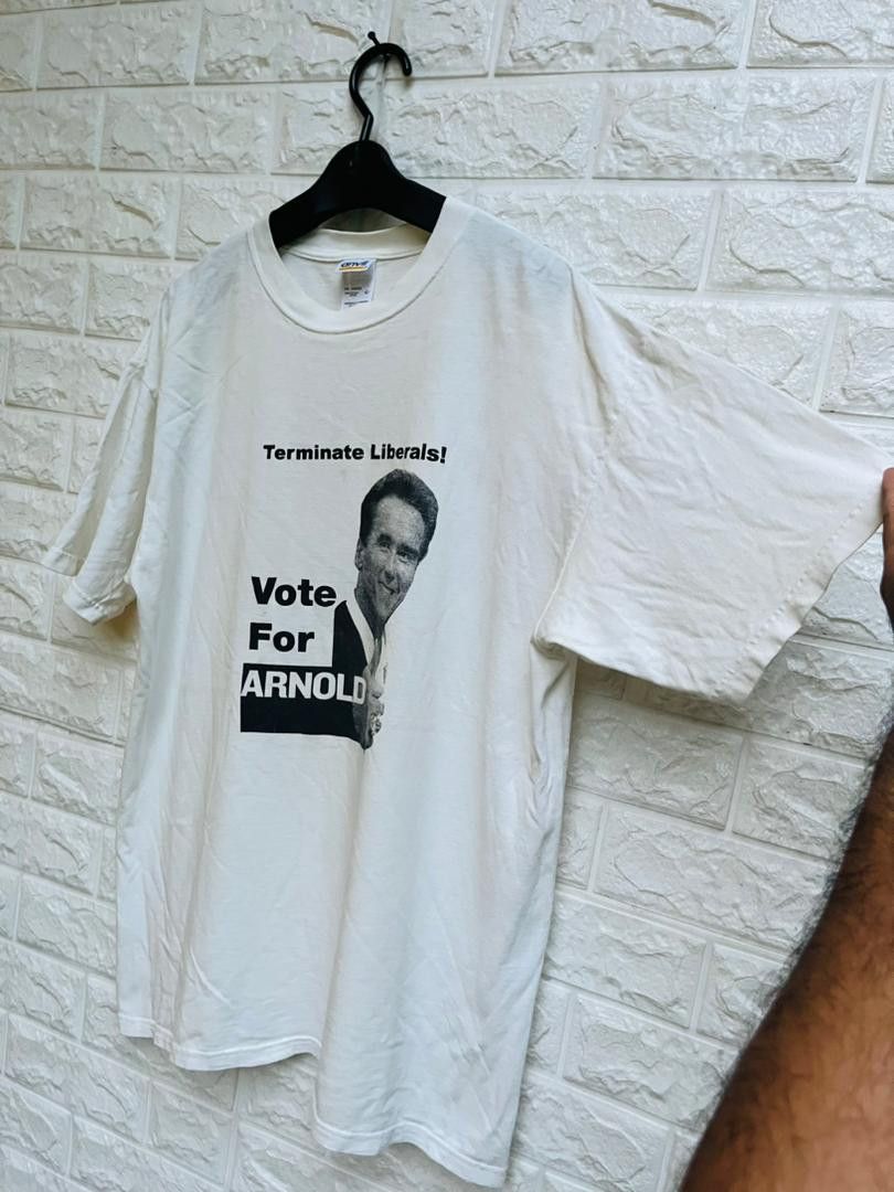 Japanese Brand × Vintage Vintage Arnold Schwarzenegger Vote Designer Fashion Style Size US L / EU 52-54 / 3 - 5 Thumbnail