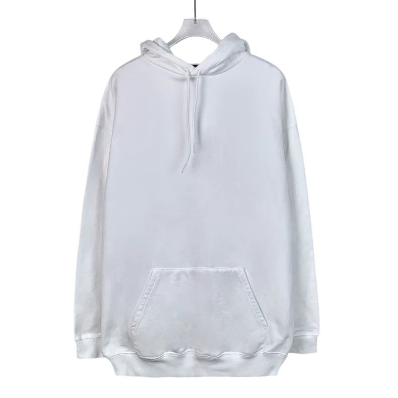 Balenciaga Balenciaga White logo monogram printed cotton hooded draws Size XS / US 0-2 / IT 36-38 - 1 Thumbnail