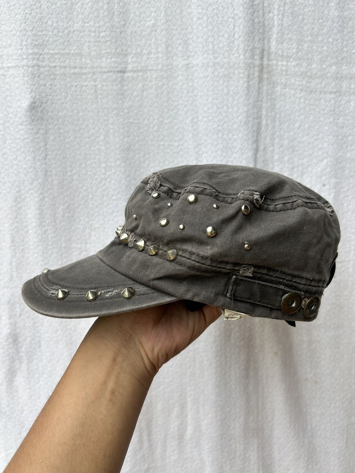 If Six Was Nine × Japanese Brand × Le Grande Bleu (L.G.B.) Distressed studded gothic style hats Size ONE SIZE - 5 Thumbnail