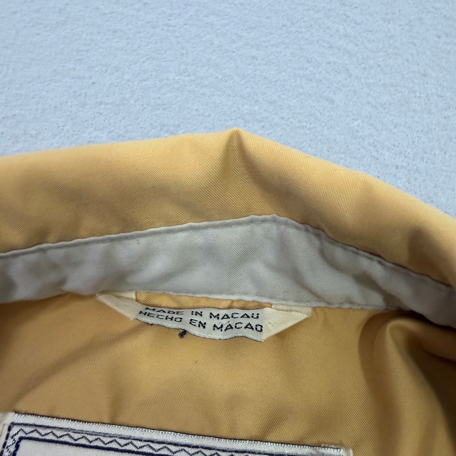 Vintage Vintage Aberdeen Bomber Jacket Men's Large Yellow Full Zip Size US L / EU 52-54 / 3 - 5 Thumbnail