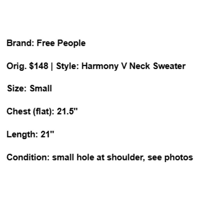 Free People Free People Harmony Cashmere Sweater Blue S Oversized Lounge Size S / US 4 / IT 40 - 9 Thumbnail