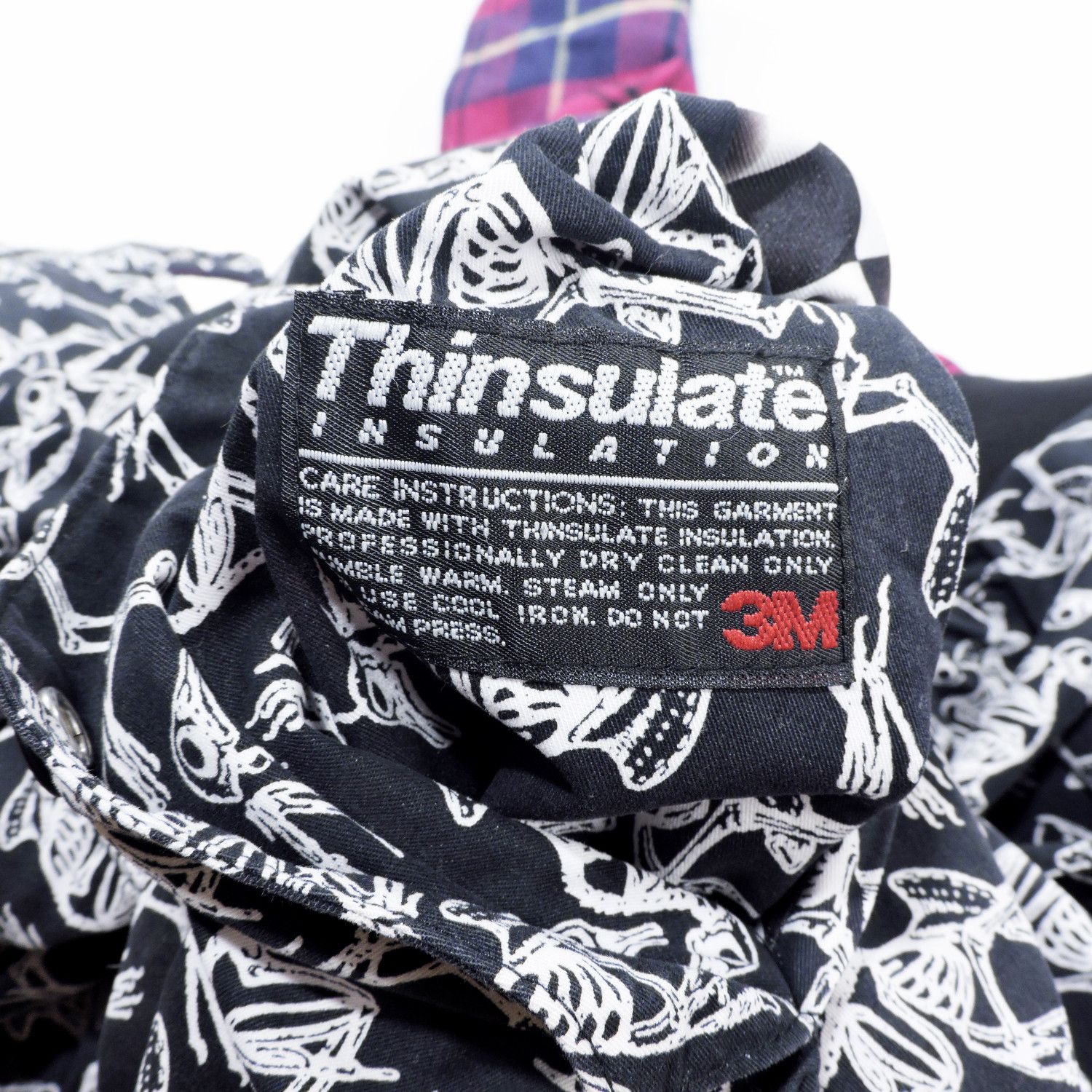 Swagger 00'S SWAGGER REVERSIBLE SKELETON BIRD PATTERN PLAID JACKET Size US S / EU 44-46 / 1 - 6 Thumbnail