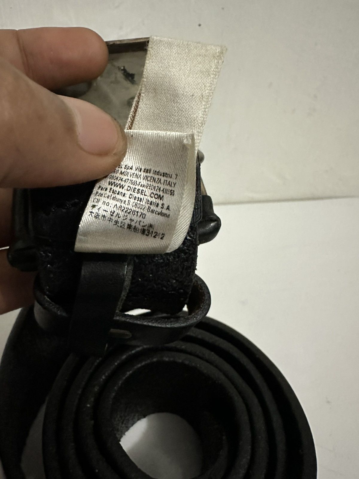 Diesel × Genuine Leather Diesel Leather Belt Size ONE SIZE - 5 Thumbnail
