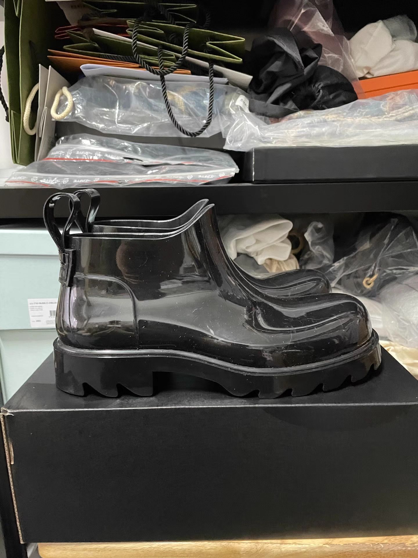Bottega Veneta BOTTEGA VENETA STRIDE Round Toe Rain Boots K6 Size US 8 / EU 41 - 3 Thumbnail