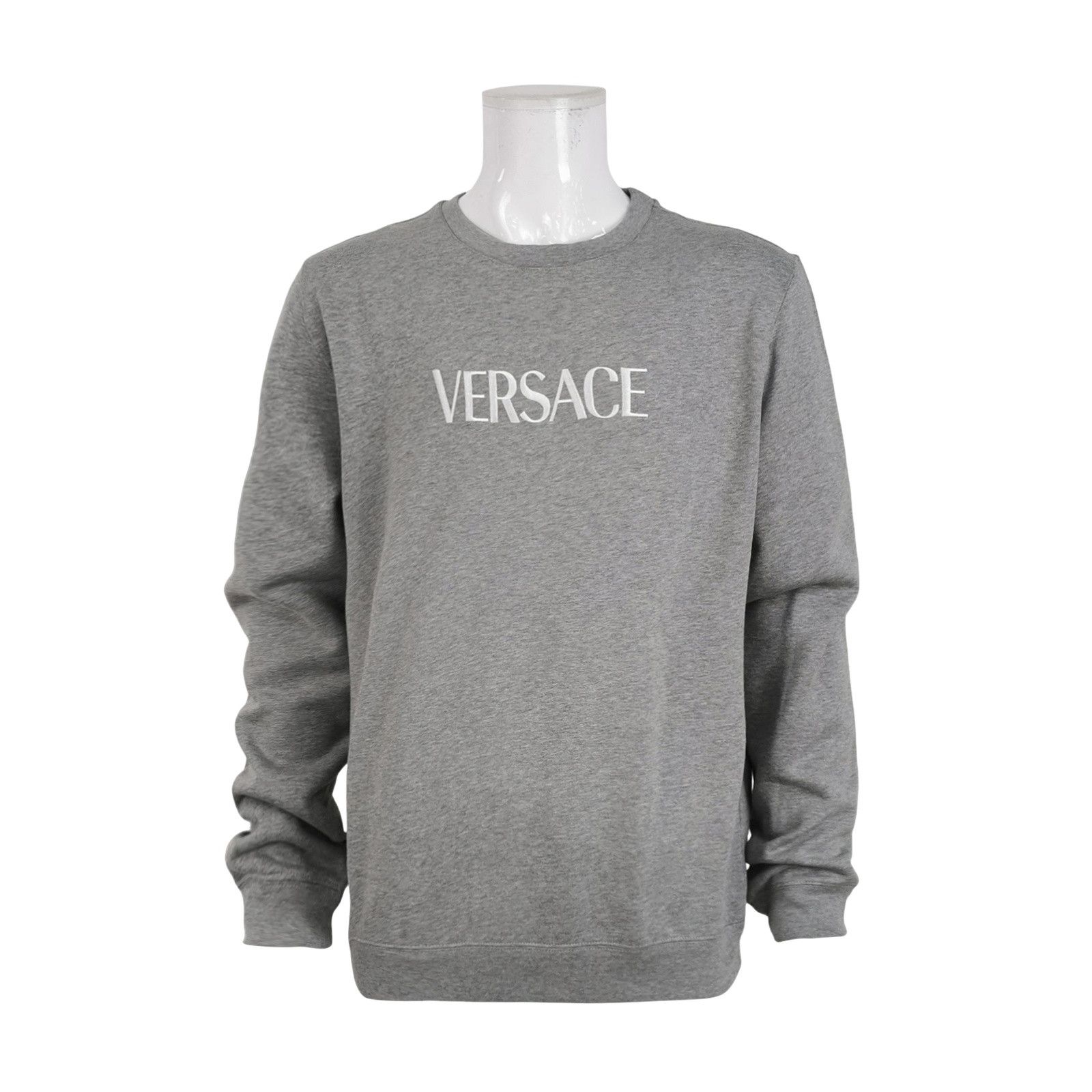 Versace Versace Embroidered Logo Cotton Sweatshirt XL Size US XL / EU 56 / 4 - 1 Thumbnail