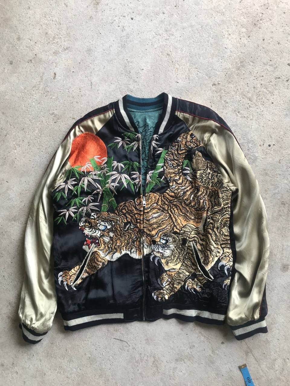 Sukajan Tiger Dragon Souvenir Jacket Reversible