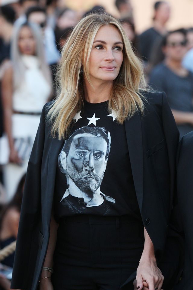 Givenchy Julia Robert's Own Black Tisci Stars T-Shirt Size M / US 6-8 / IT 42-44 - 1 Thumbnail