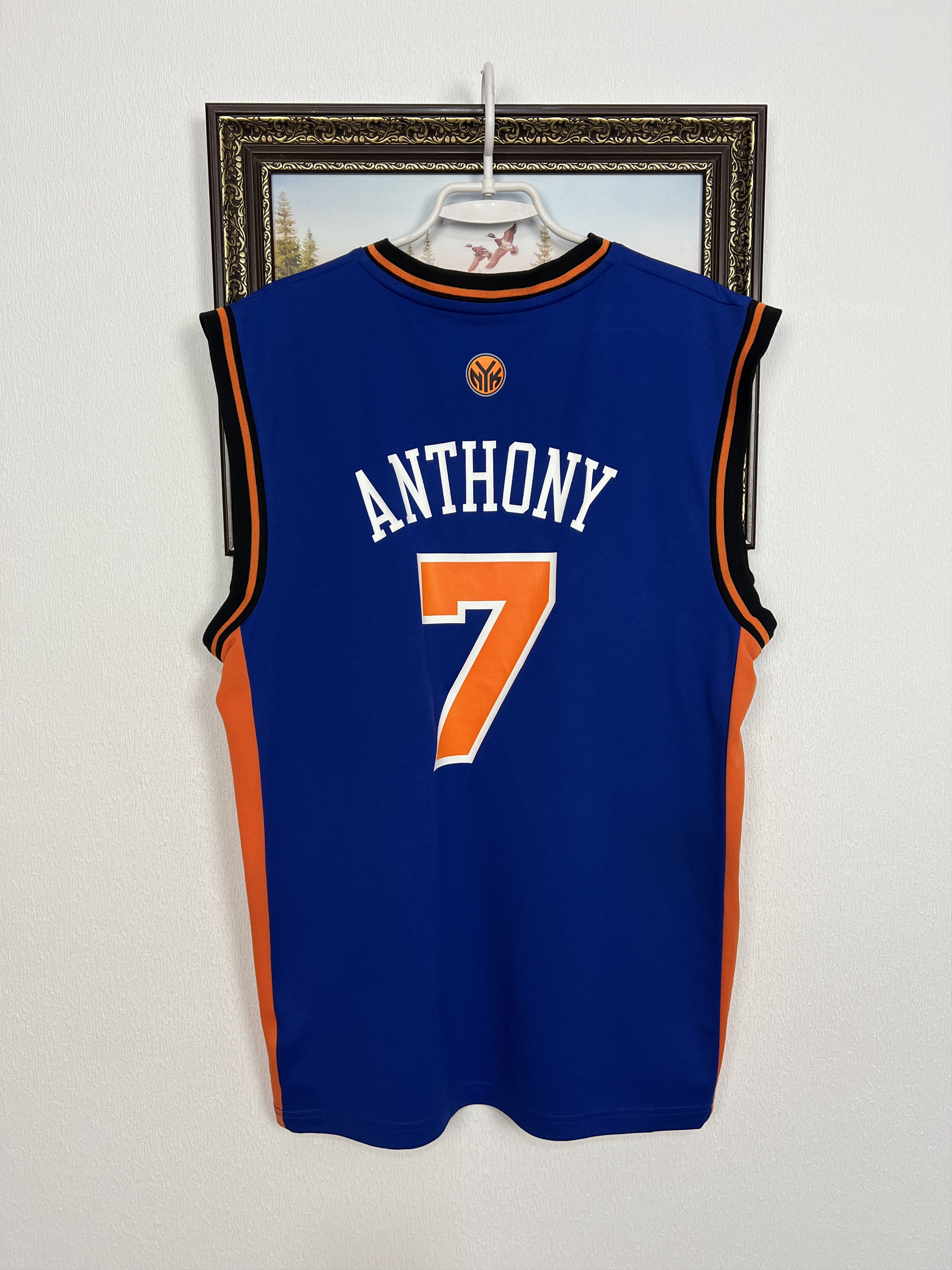 Adidas Vintage New York Knicks #7 Anthony NBA Jersey Shirt Rare Size US M / EU 48-50 / 2 - 8 Thumbnail
