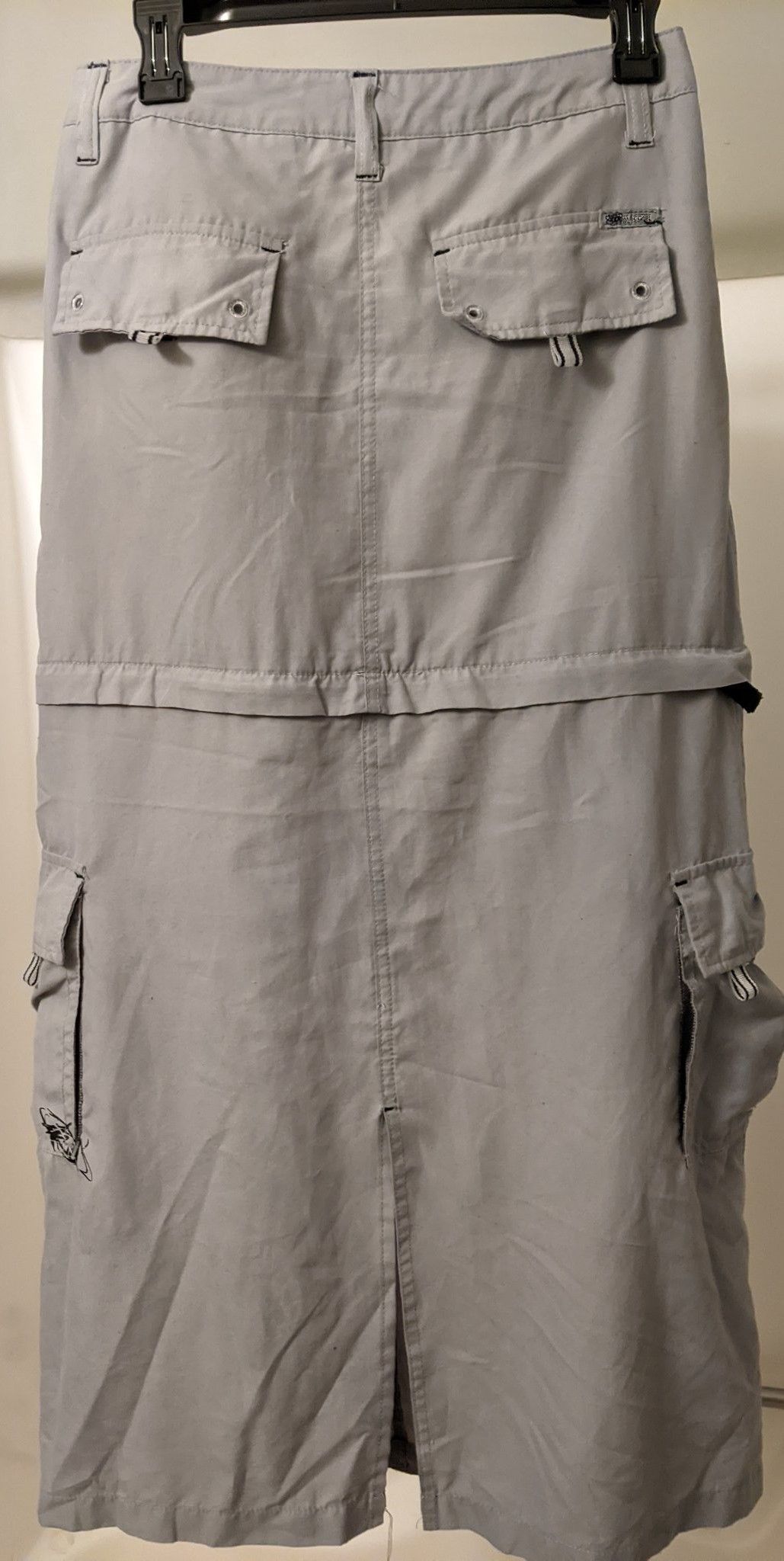 image of Vintage Macgirl / Macgear Y2K Cargo Maxi Skirt in Grey, Women's (Size 30)