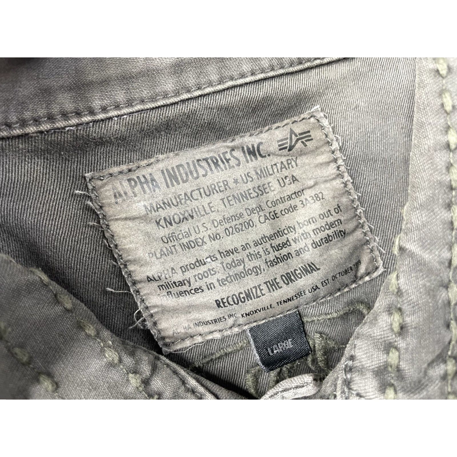 Alpha Industries Alpha Industries Jacket Mens Regular Gray/Brown Button Up Jacket Coat Size US M / EU 48-50 / 2 - 3 Thumbnail