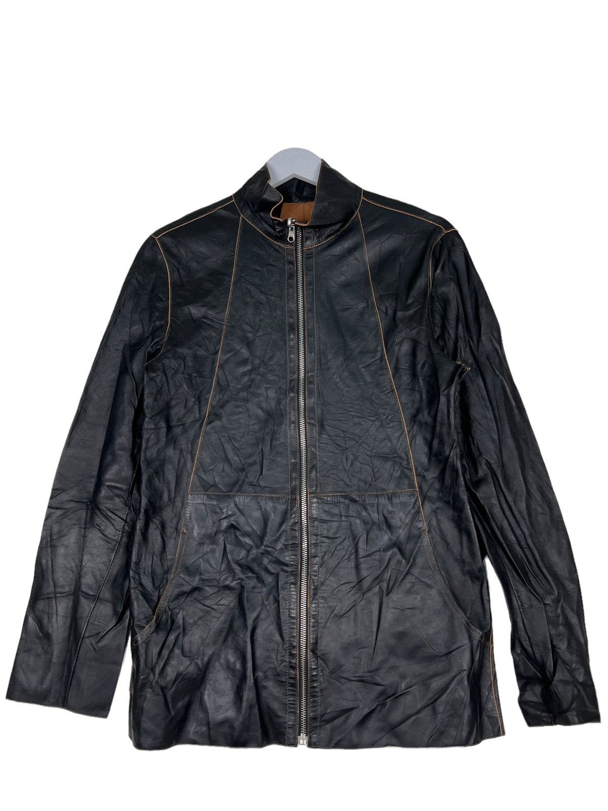 Japanese Brand 🔥 REVERSIBLE LEATHER JACKET Size US M / EU 48-50 / 2 - 2 Thumbnail