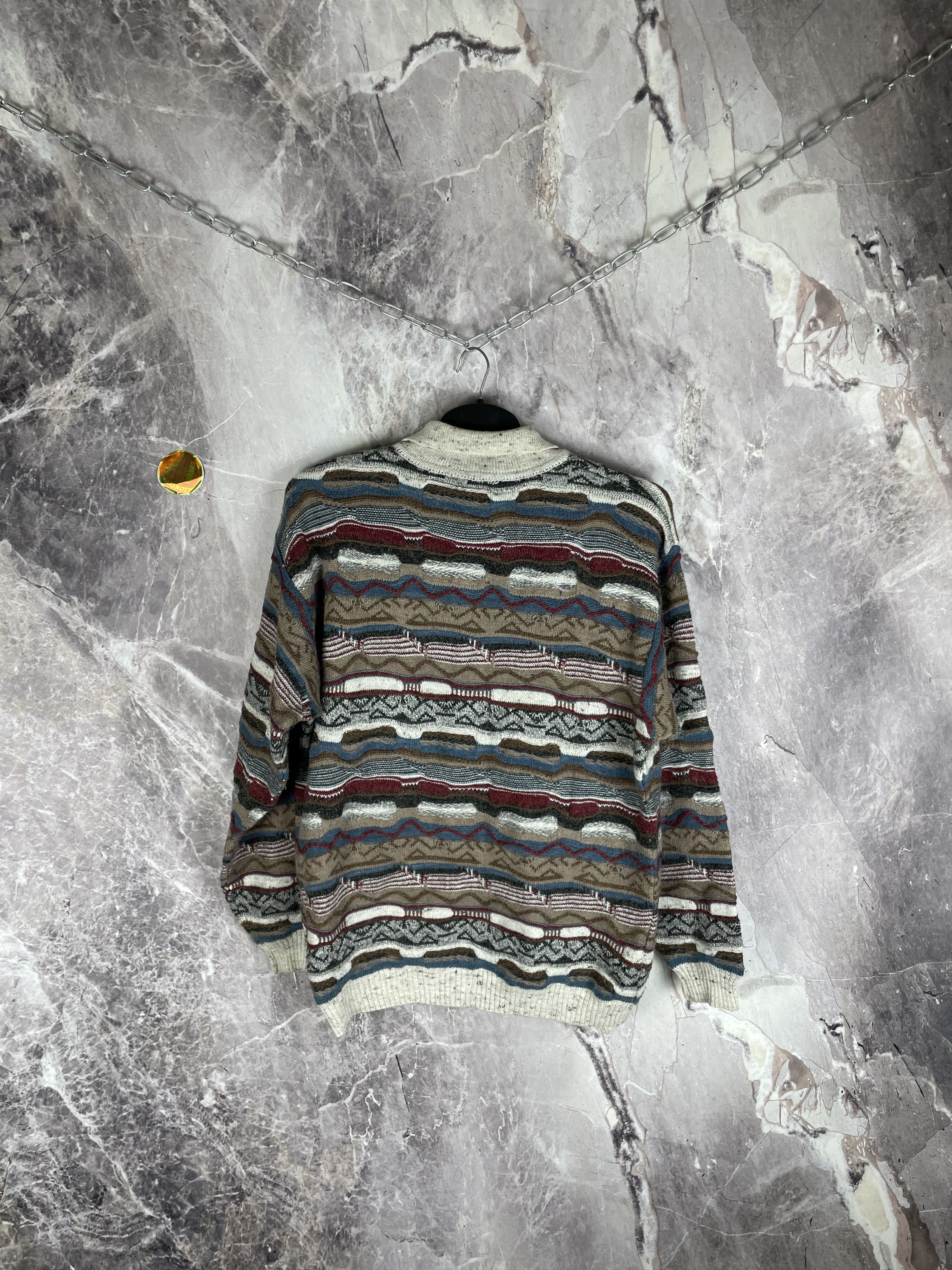 Vintage Vintage wool knit grandpa sweater Coogi style cozy Size US M / EU 48-50 / 2 - 6 Thumbnail