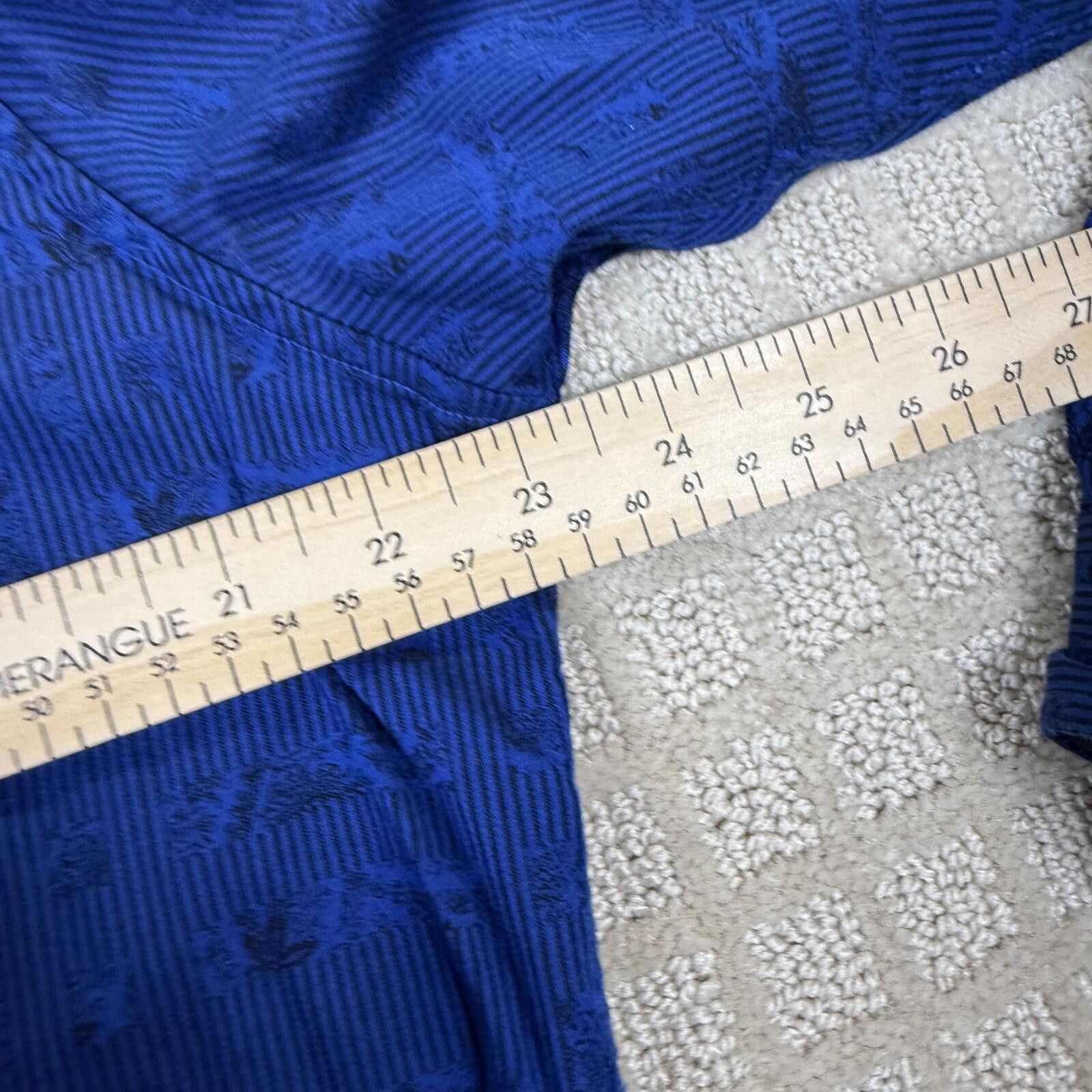 Robert Graham Robert Graham Long Sleeve Button Up Shirt XL Blue Size 44R - 3 Thumbnail