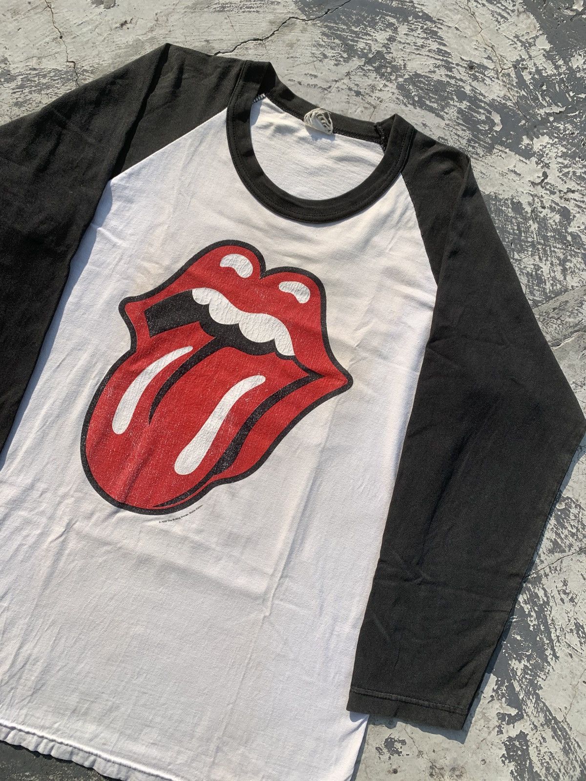 The Rolling Stones Vintage The Rolling Stones 2002 Raglan Tee Size US L / EU 52-54 / 3 - 3 Thumbnail