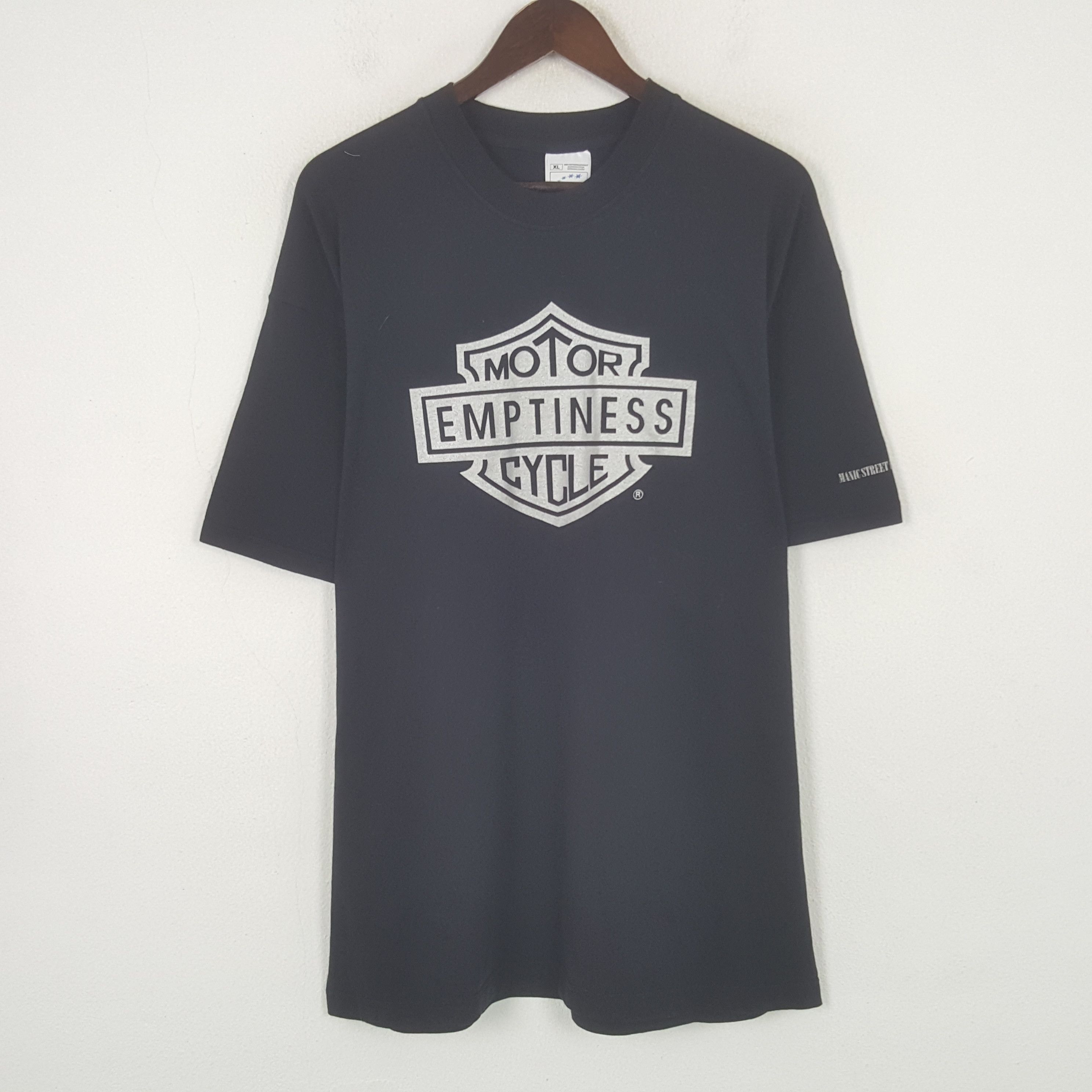 Band Tees Vintage Manic Street Band Motor Emptiness Cycle Tshirt Size US XL / EU 56 / 4 - 1 Thumbnail