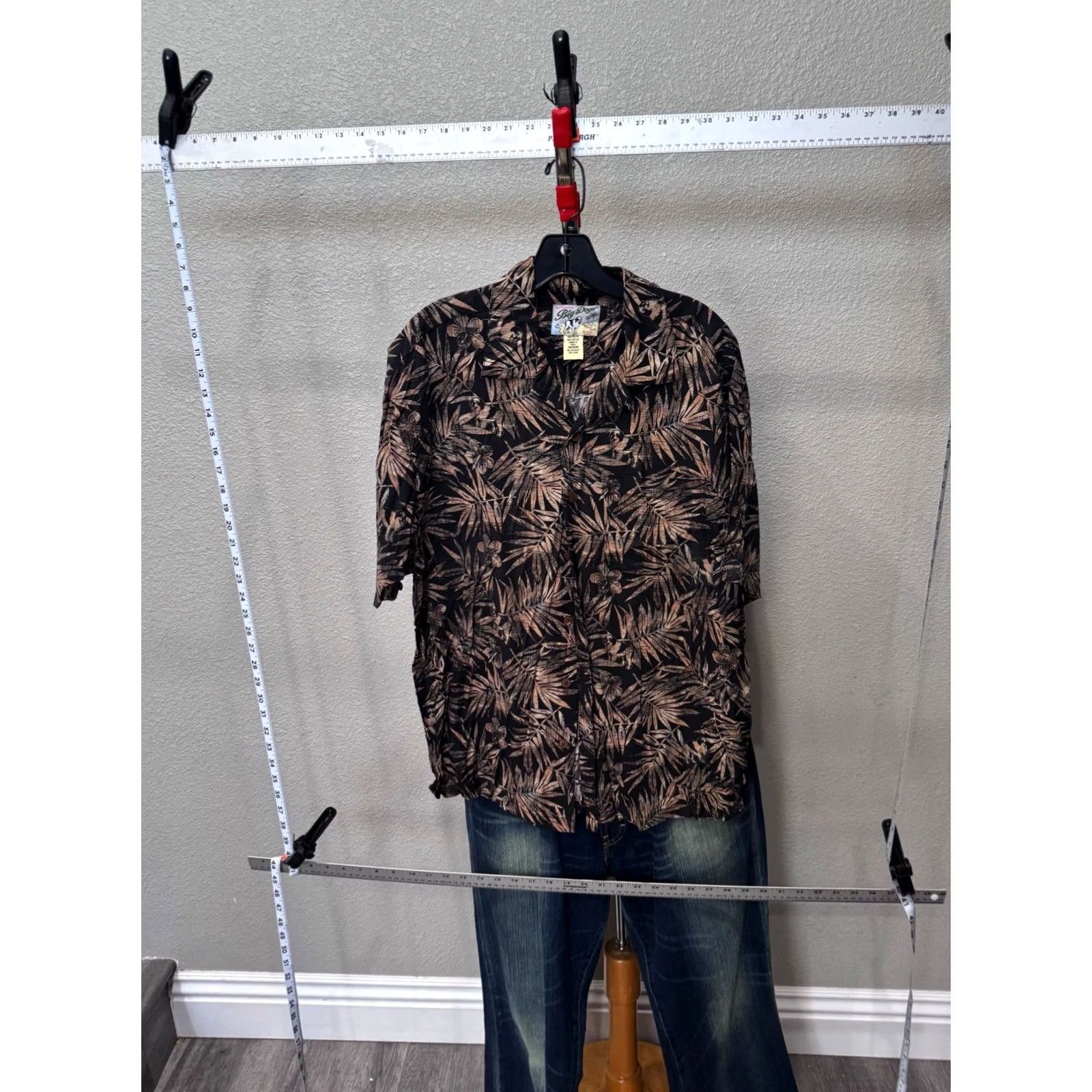 Big Dogs Big Dogs Shirt Short Sleeve Button Up M Rayon Floral Pocket Multicolor Mens Size US M / EU 48-50 / 2 - 2 Thumbnail
