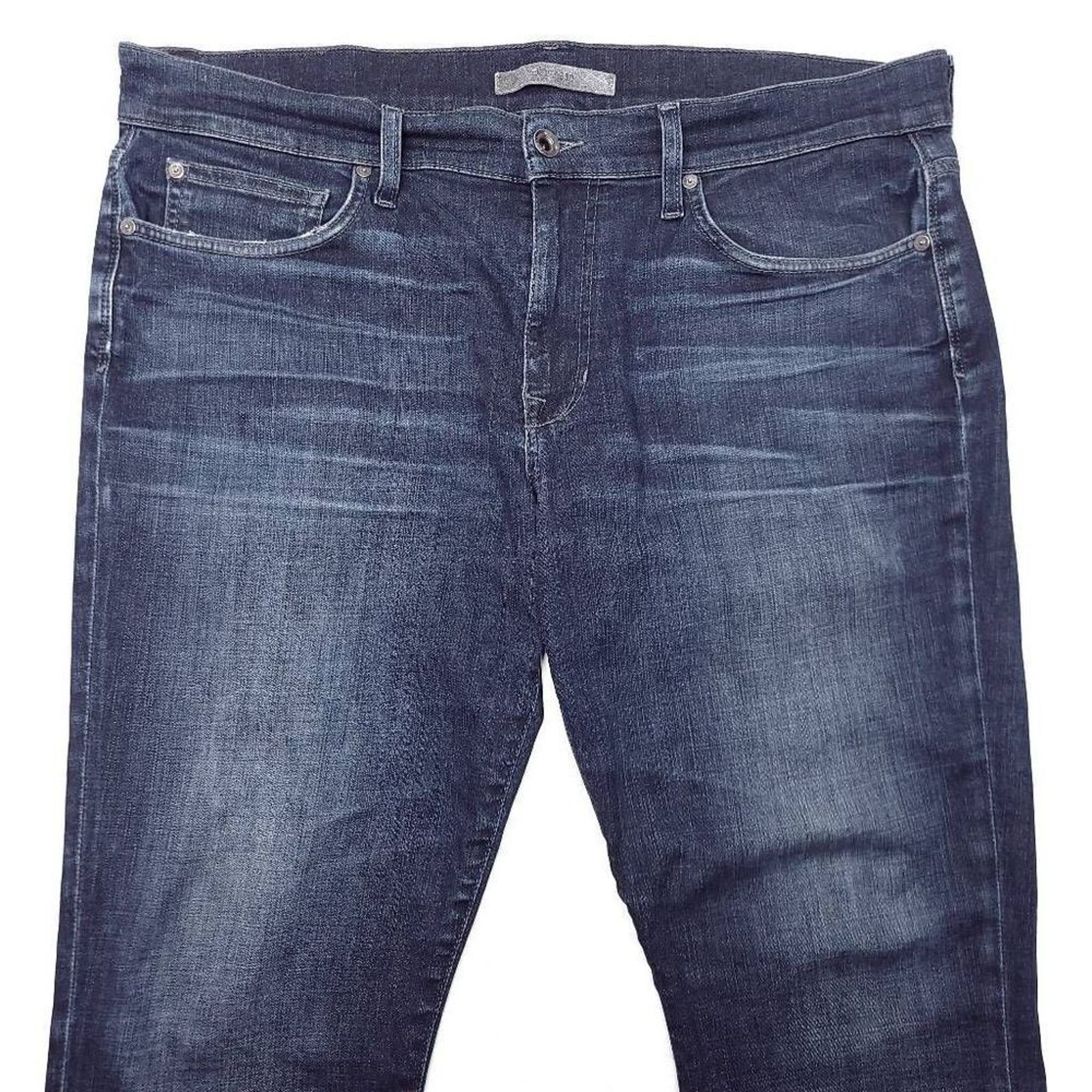 Joe's Joes Jeans Slim Fit Mens 36x28 Blue Dark Wash Denim Mid Rise Size US 36 / EU 52 - 2 Thumbnail