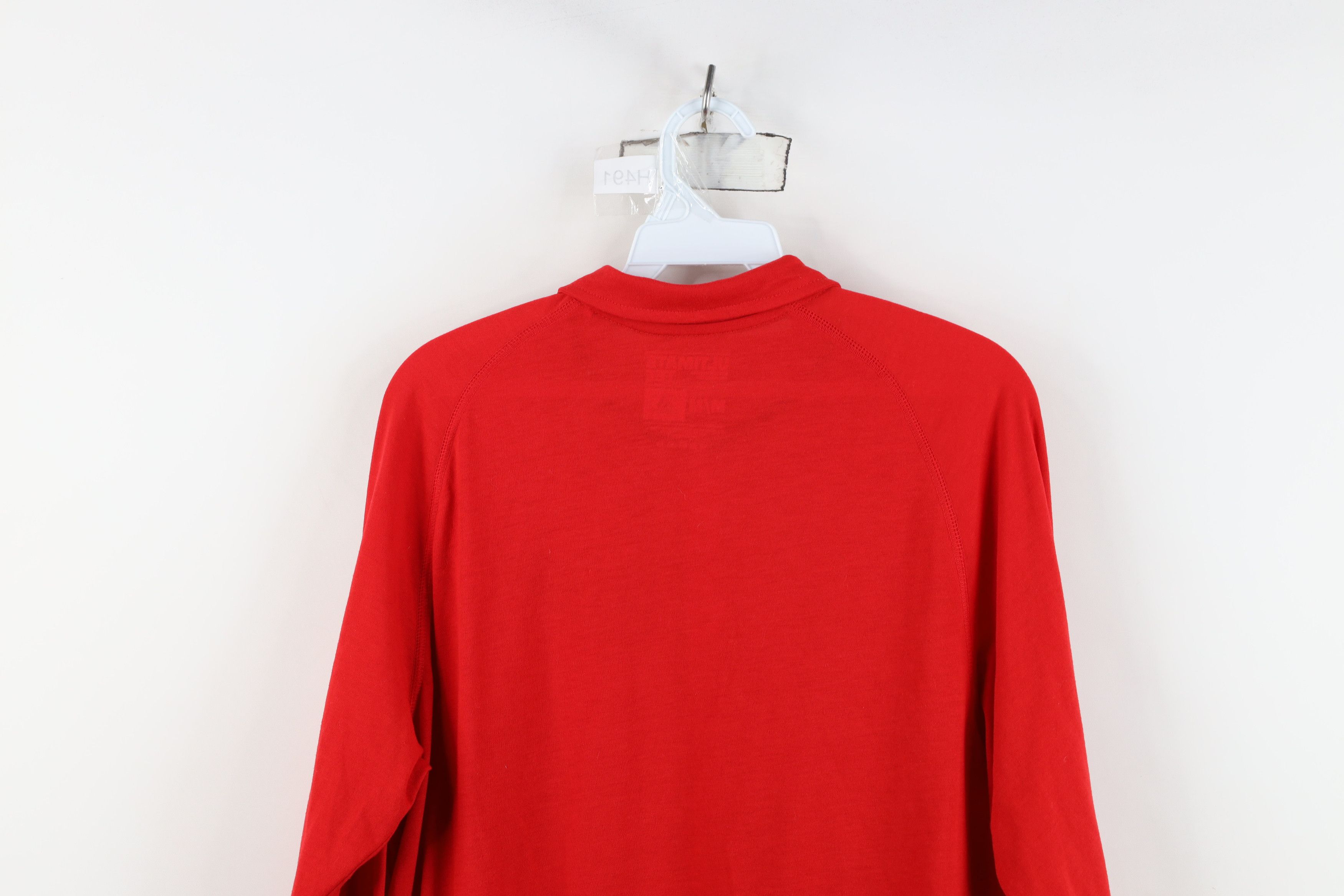Adidas Adidas Red Wings Hockey Half Zip Pullover T-Shirt Red Size US M / EU 48-50 / 2 - 11 Thumbnail