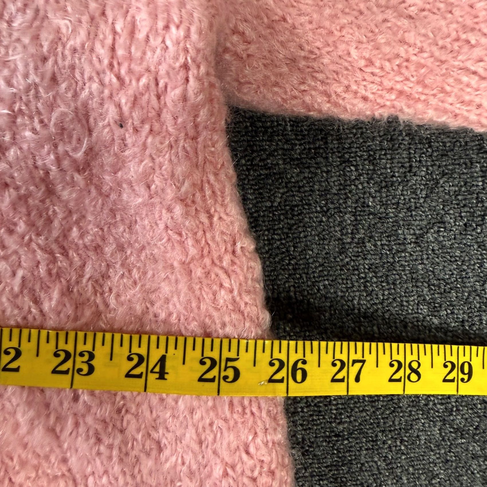 Vintage VINTAGE Cardigan Sweater Lounge Pink M Y2K Chunky Knit Open Front Relaxed Size M / US 6-8 / IT 42-44 - 4 Thumbnail