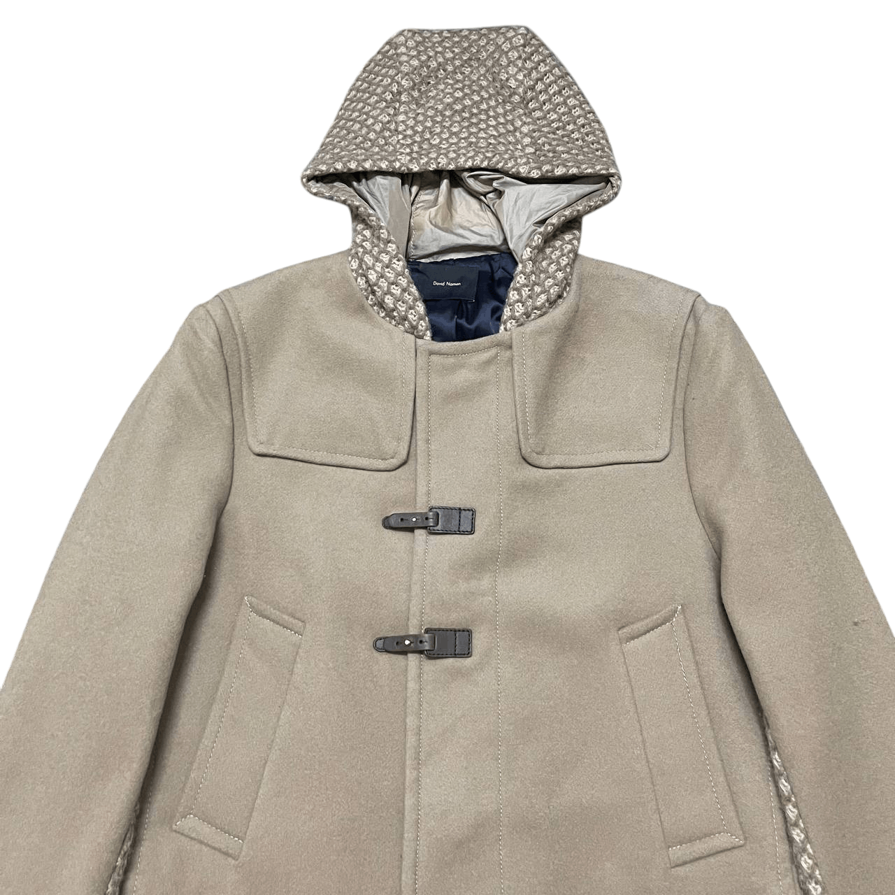DAVID NAMAN David Naman Wool Hooded Coat Size US S / EU 44-46 / 1 - 2 Thumbnail