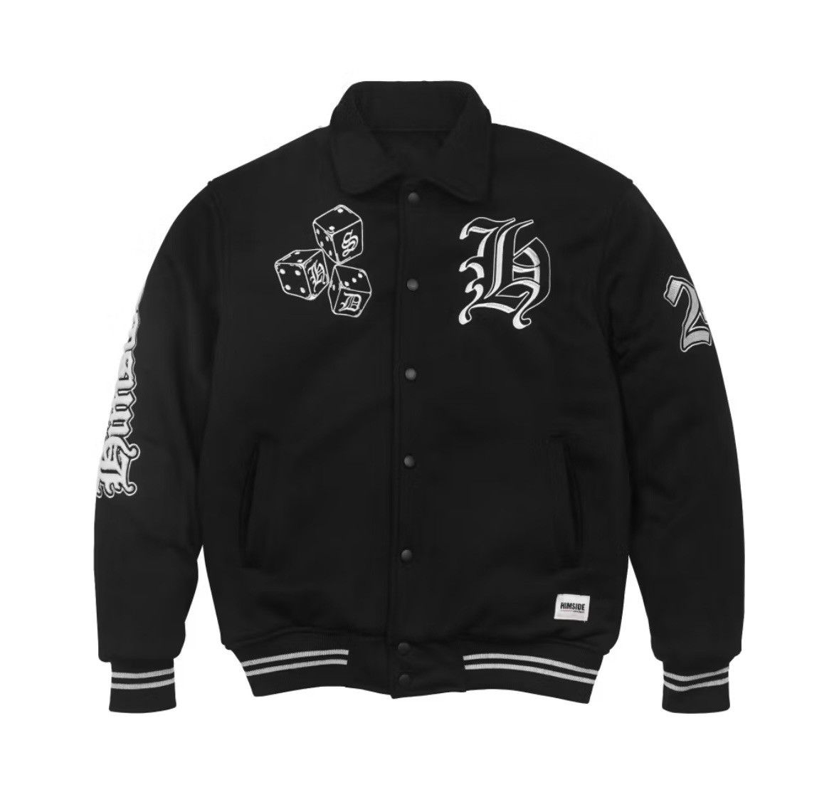 Other Kuro black varsity jacket streetwear Size US L / EU 52-54 / 3 - 2 Thumbnail