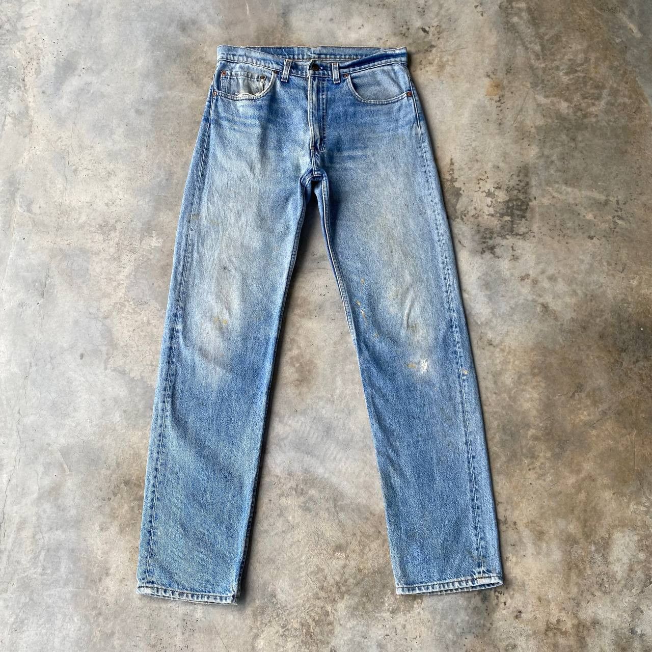 Levi's Vintage Clothing VINTAGE LEVI’S 505 MUDWASH - 90s USA 553 BUTTON STAMP W33 Size US 33 - 1 Thumbnail