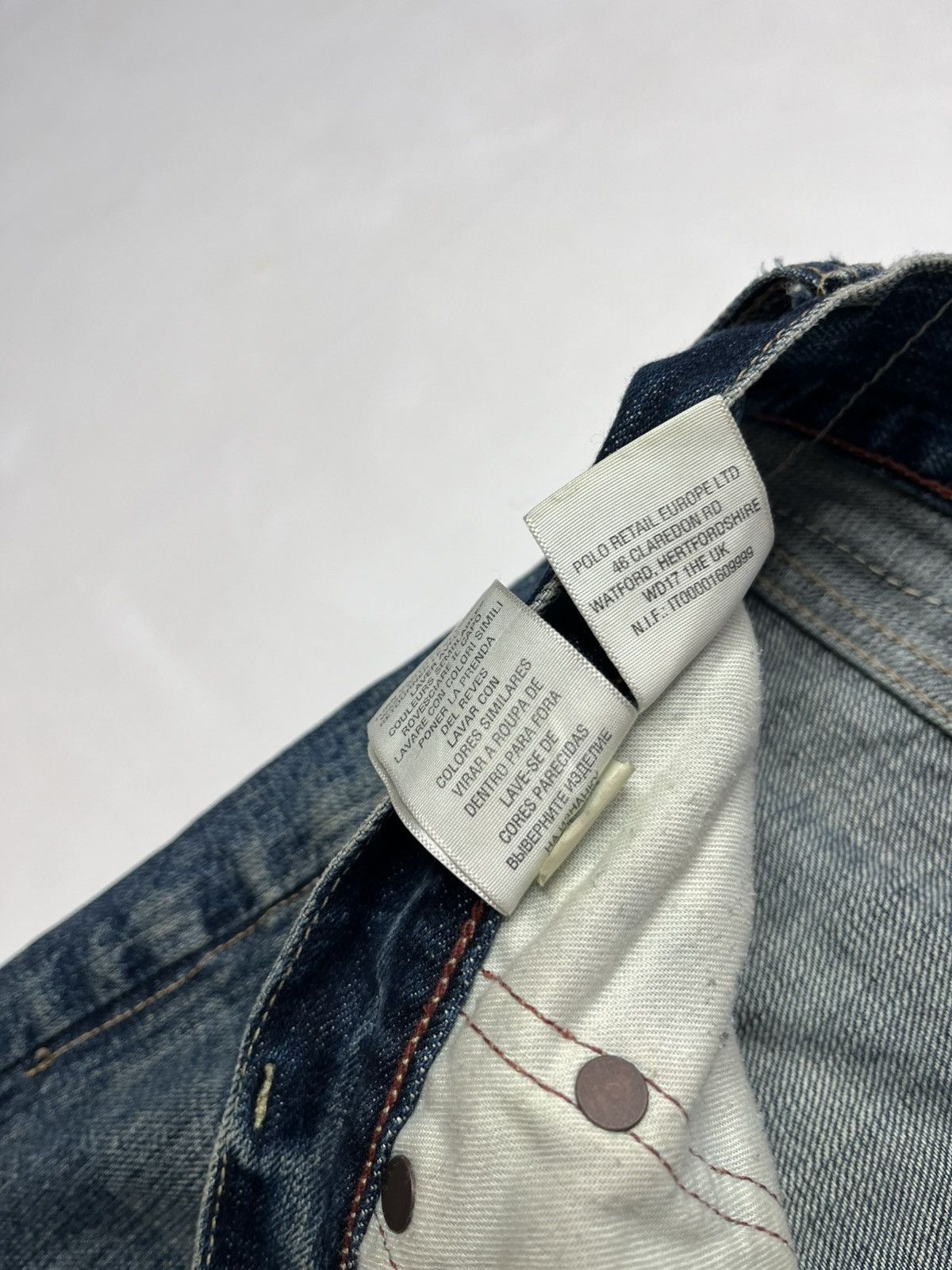 Polo Ralph Lauren Vintage Polo Ralph Lauren PJC Distressed jeans Size US 36 / EU 52 - 10 Thumbnail