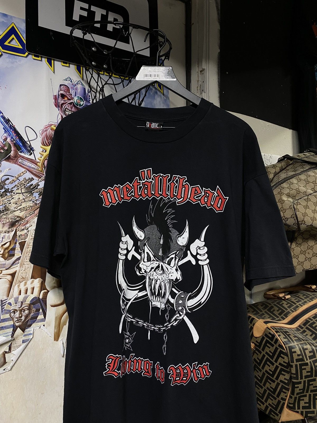 Band Tees Vintage 1999 Metallica Band Tour T-Shirt Adult XLarge Size US XL / EU 56 / 4 - 6 Thumbnail