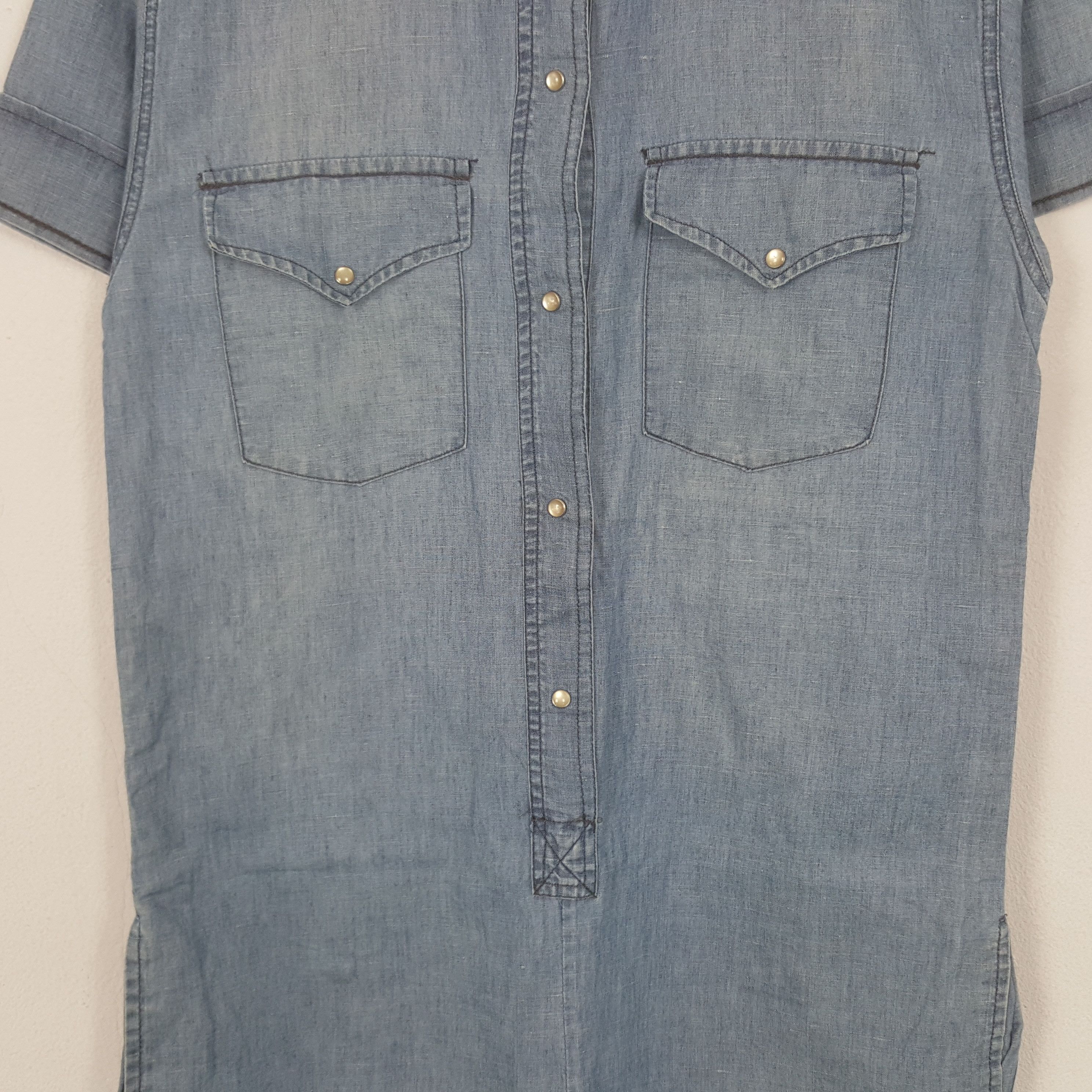 Isabel Marant Etoile Vintage Etole Isabel Marant Designer Denim Jumpsuit C301N38 Size S / US 4 / IT 40 - 2 Thumbnail