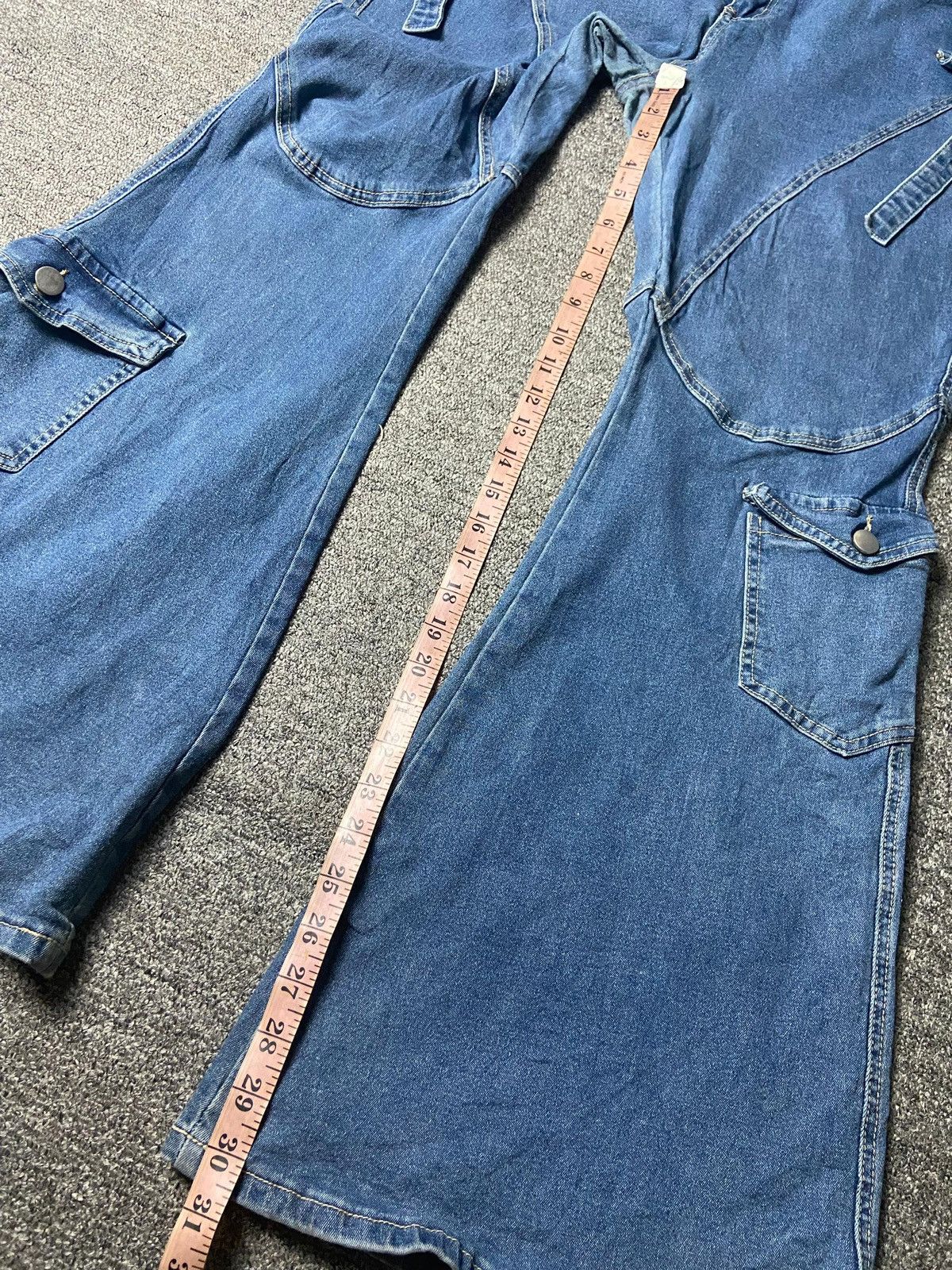 Shein SHEIN Mid Rise Bootcut Cargo Jeans (138) Size 34" / US 12 / IT 48 - 3 Thumbnail