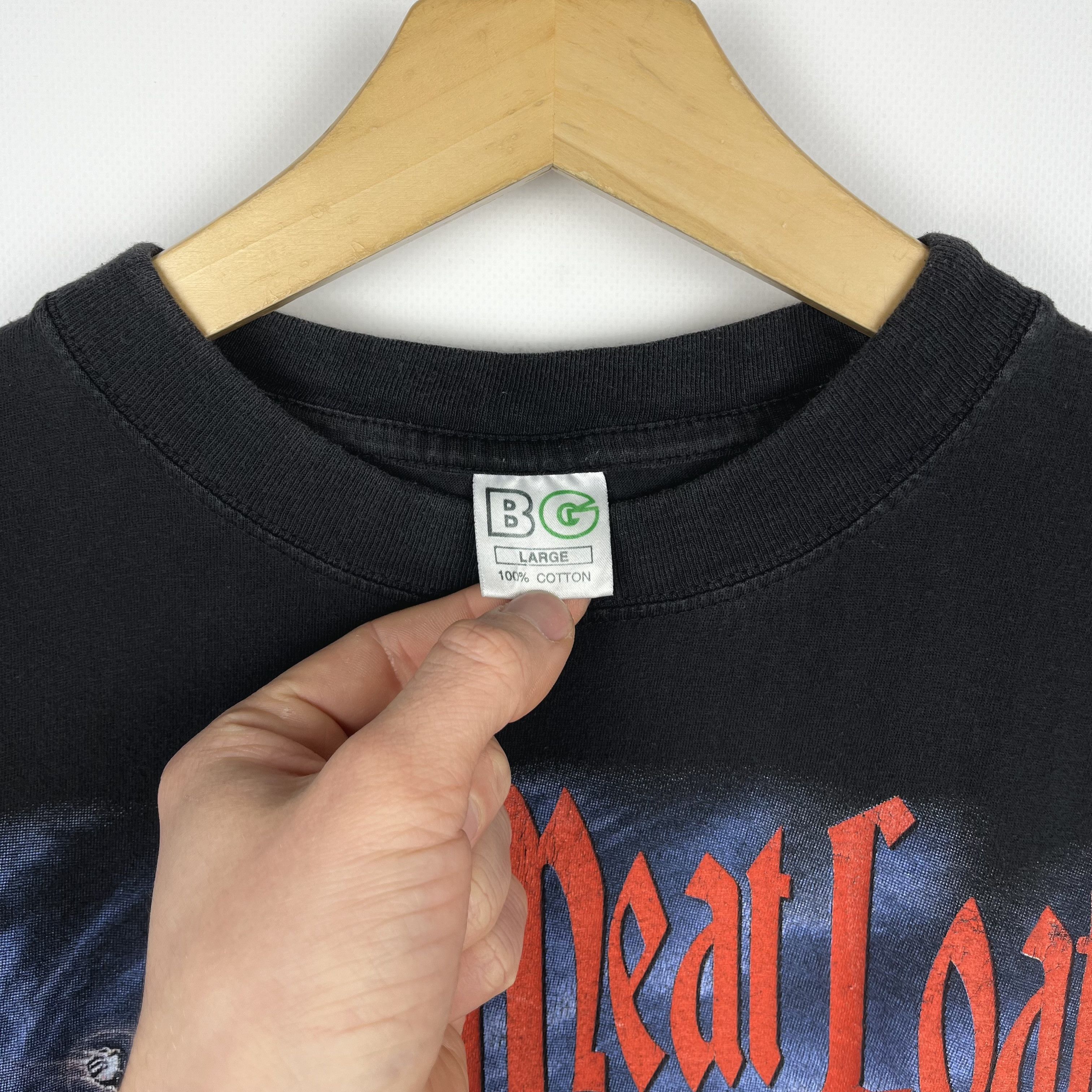 Band Tees Vintage Meat Loaf Rock Band Europe Tour T Shirt 1999 Size US M / EU 48-50 / 2 - 8 Thumbnail