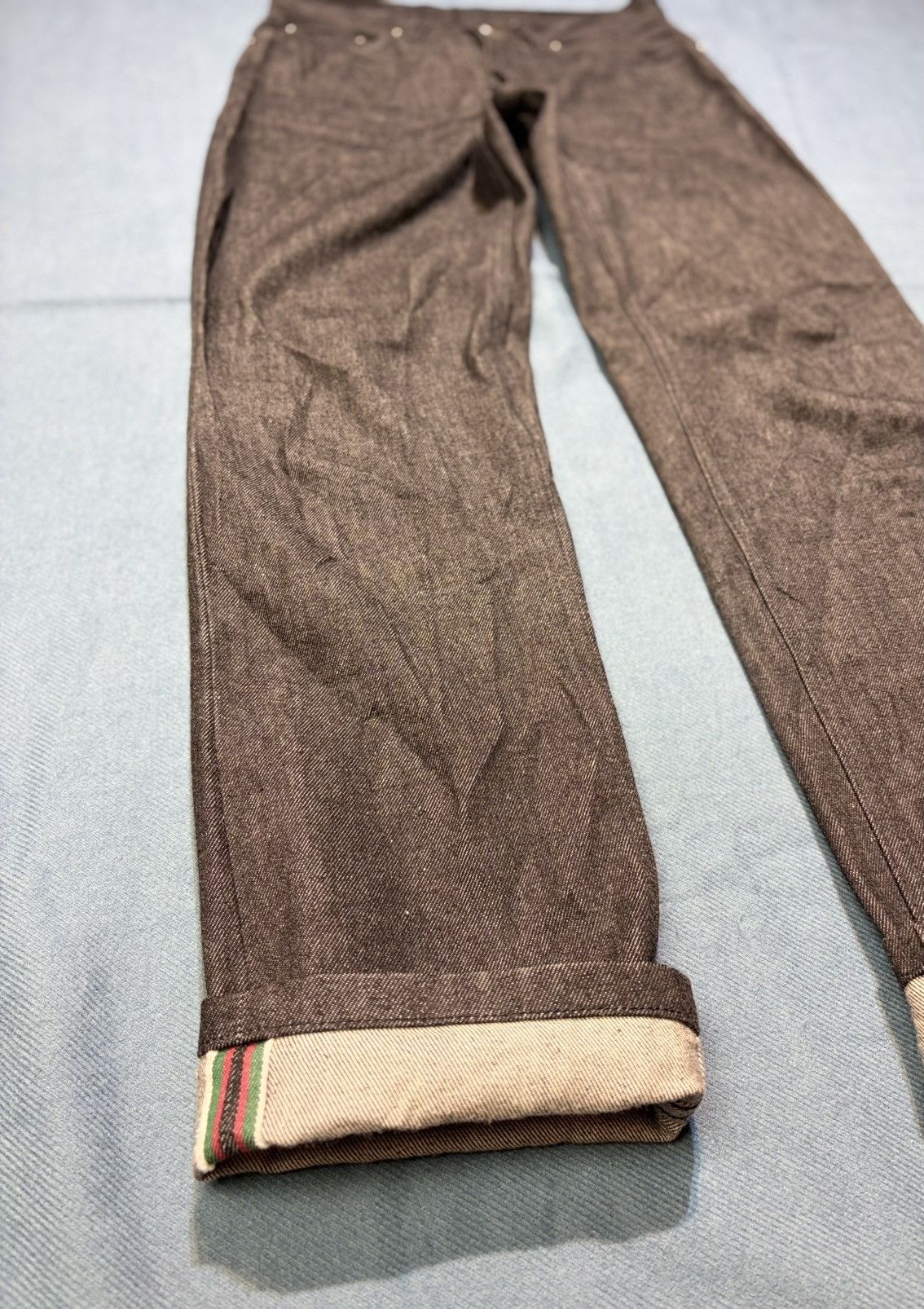 Gucci Vintage Gucci Raw Denim Selvedge Italy Jeans W28 Size US 28 / EU 44 - 6 Thumbnail