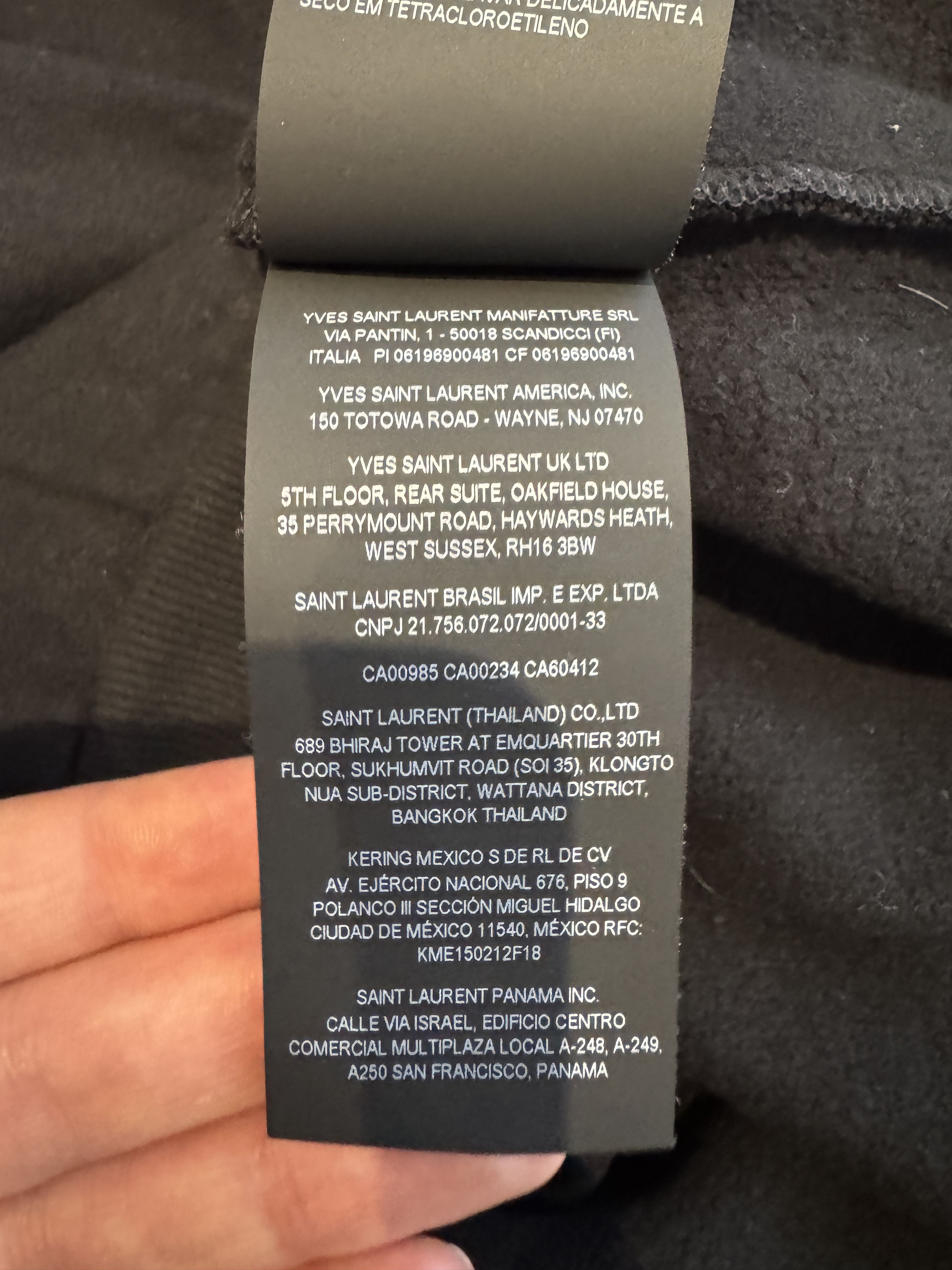 Saint Laurent Paris Saint Laurent Shawl-Neck Sweatshirt Size US XL / EU 56 / 4 - 6 Thumbnail