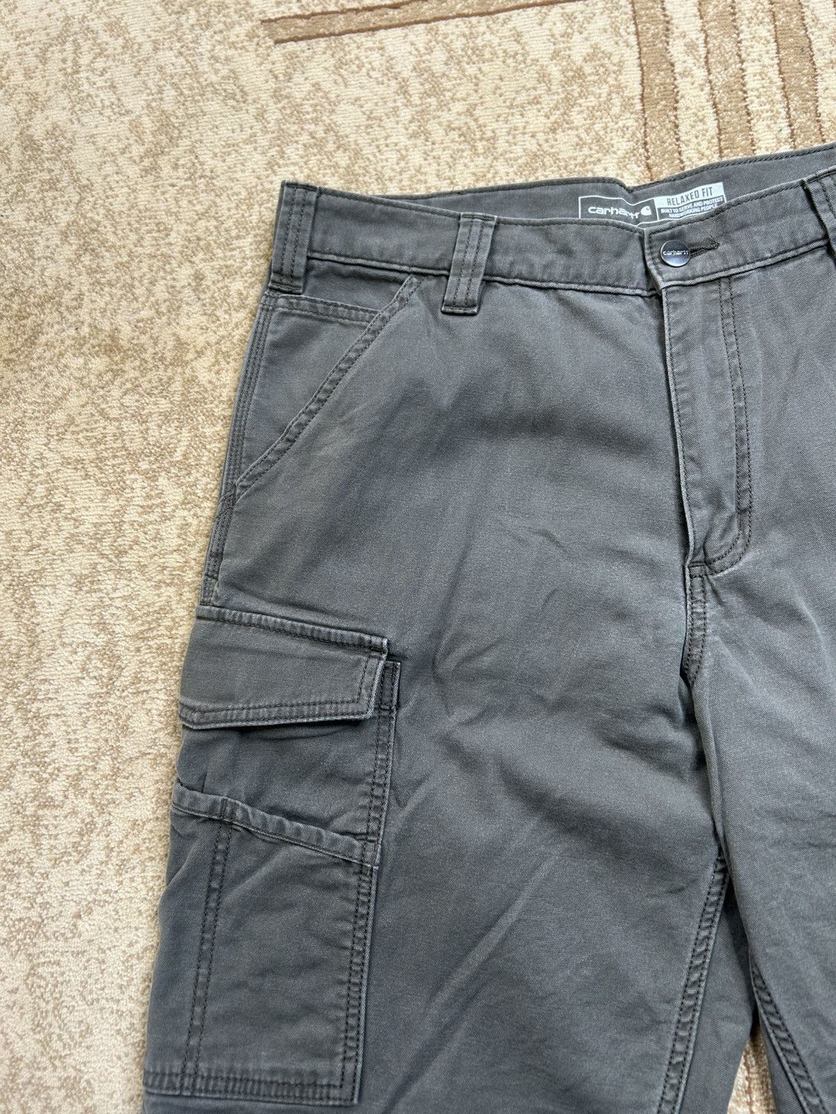 Carhartt Carhartt Olive Cargo Shorts Size US 34 / EU 50 - 5 Thumbnail