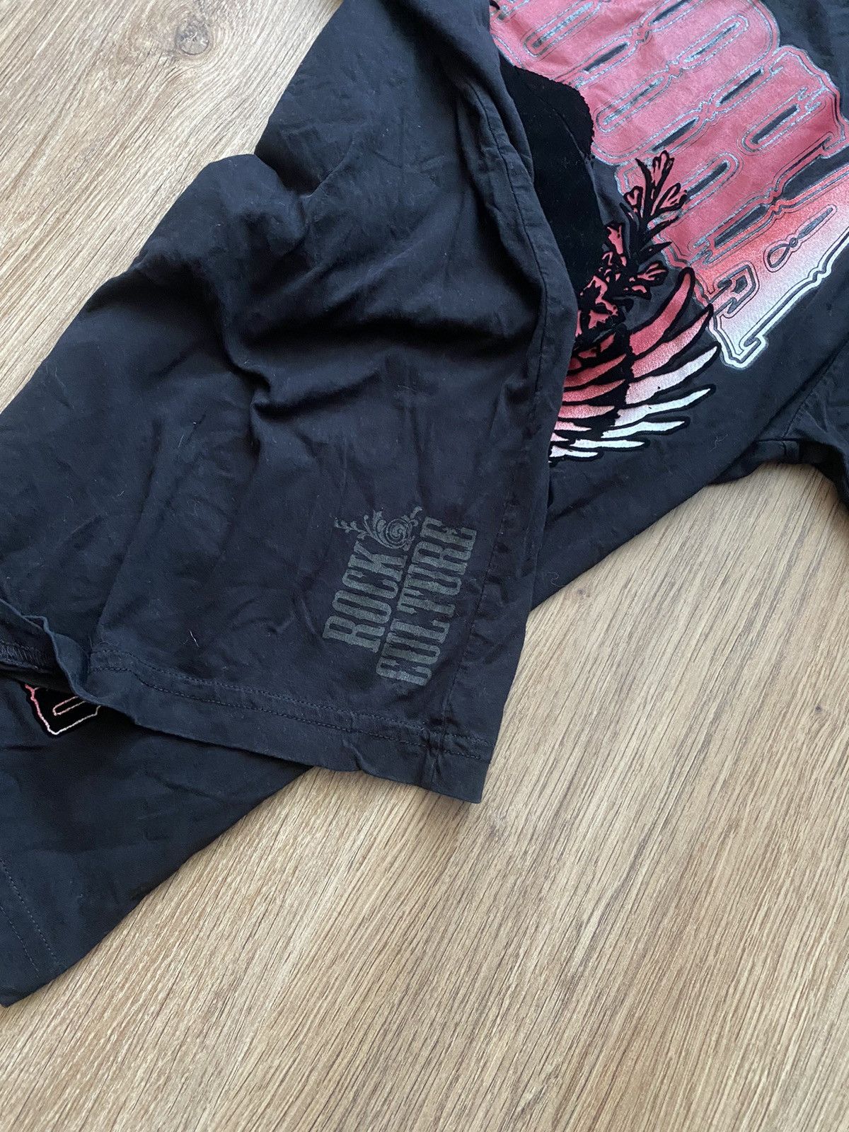 Affliction × Vintage Rare Big Buddha Fishbone Affliction Style Cyber-Y2K Tee Size US S / EU 44-46 / 1 - 3 Thumbnail