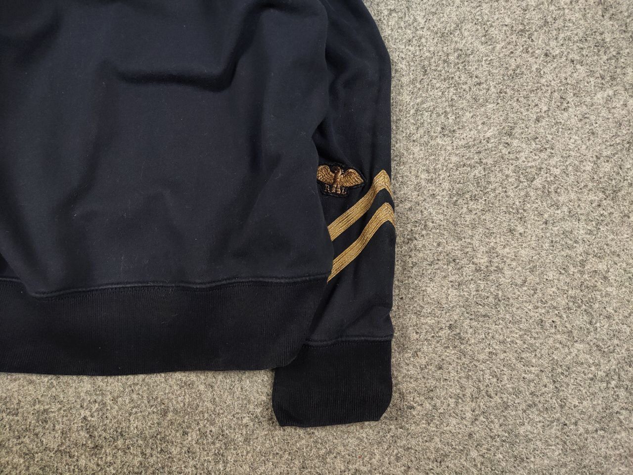 Polo Ralph Lauren Polo Ralph Lauren nau Blue Logo Crew Check Sweatshirt Size US M / EU 48-50 / 2 - 10 Thumbnail