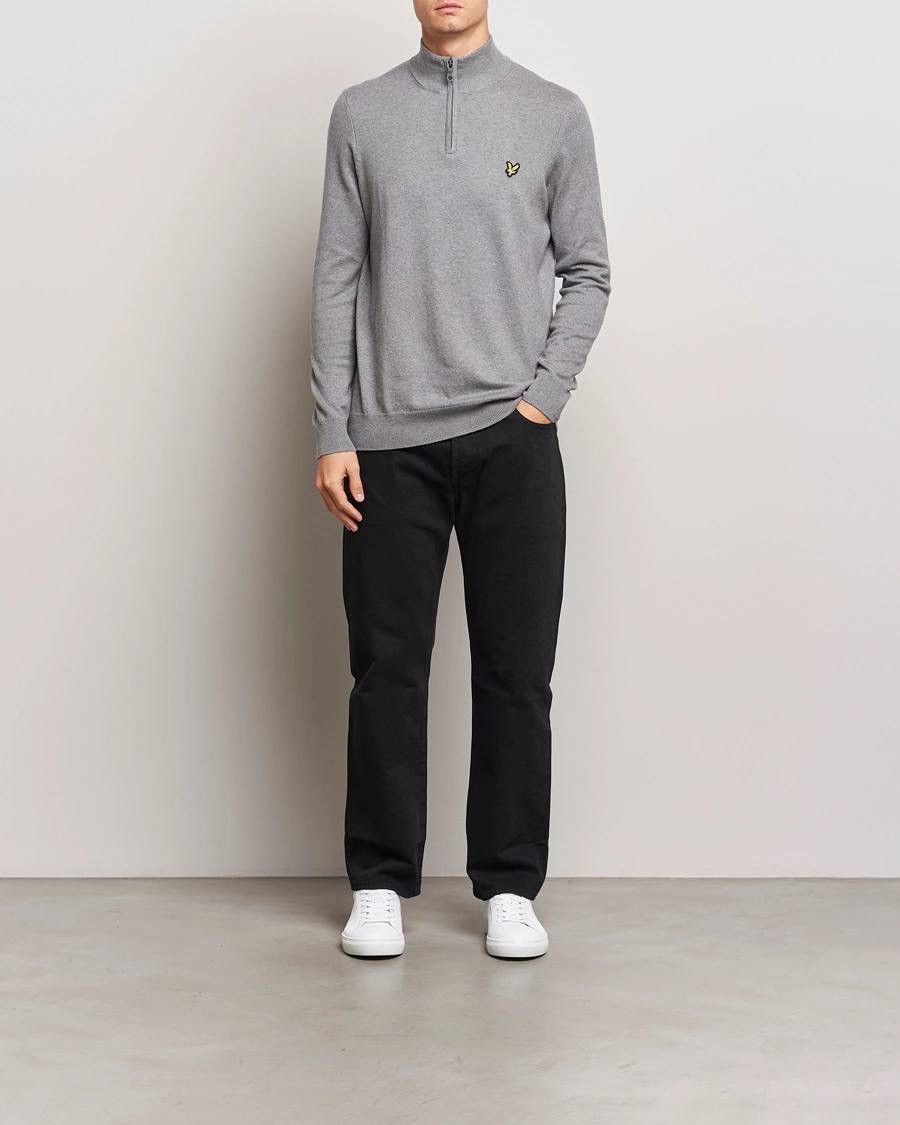 Lyle & Scott Lyle & Scott Mens Quarter 1/4 Zip Pullover Sweater Jumper Size US M / EU 48-50 / 2 - 3 Thumbnail