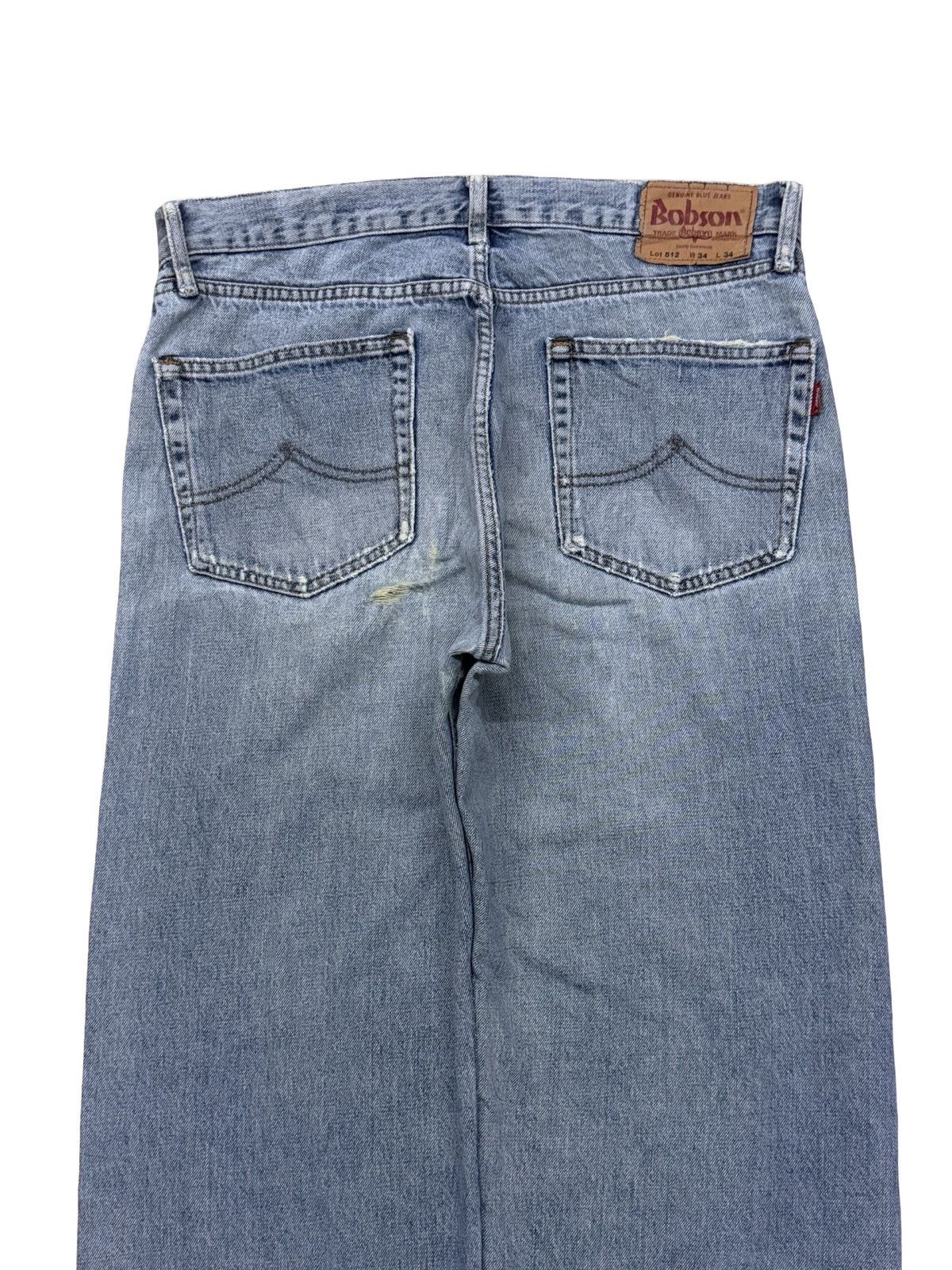 Japanese Brand Vintage 90s Bobson Lot 512 Denim Jeans Made in Japan | W34 Size US 34 / EU 50 - 5 Thumbnail